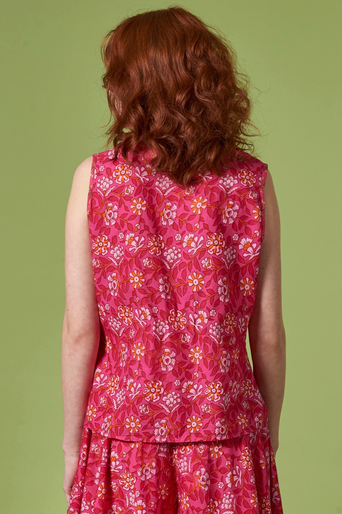 Himalaya Clothing Tunika Ärmellose Bluse aus leichter Bio-Baumwolle mit ele günstig online kaufen