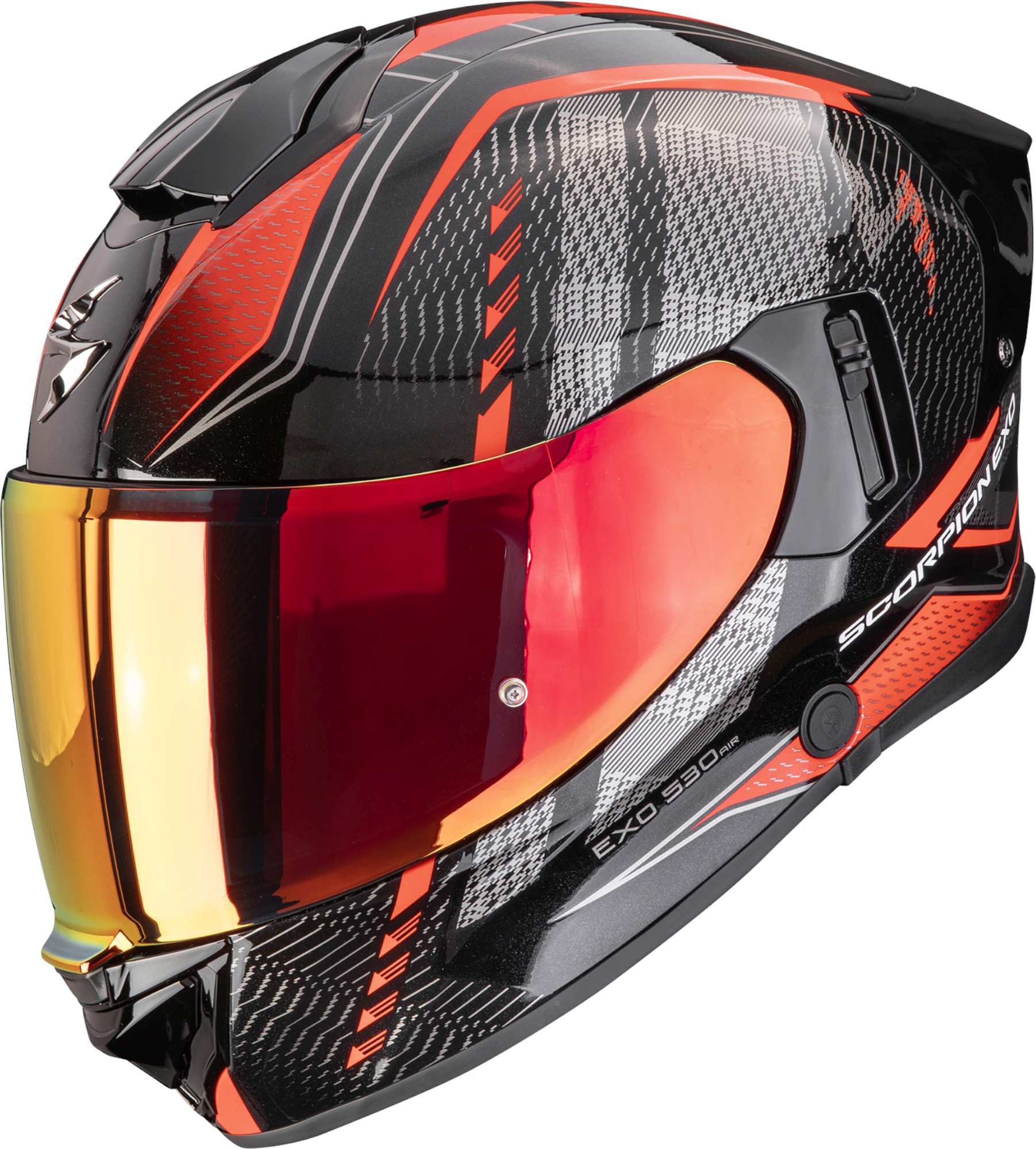 Scorpion Exo Motorradhelm Exo-530 Air Theras Helm, antifog beschichtet,vorbereitet für Kommunikationssystem,Notfalls