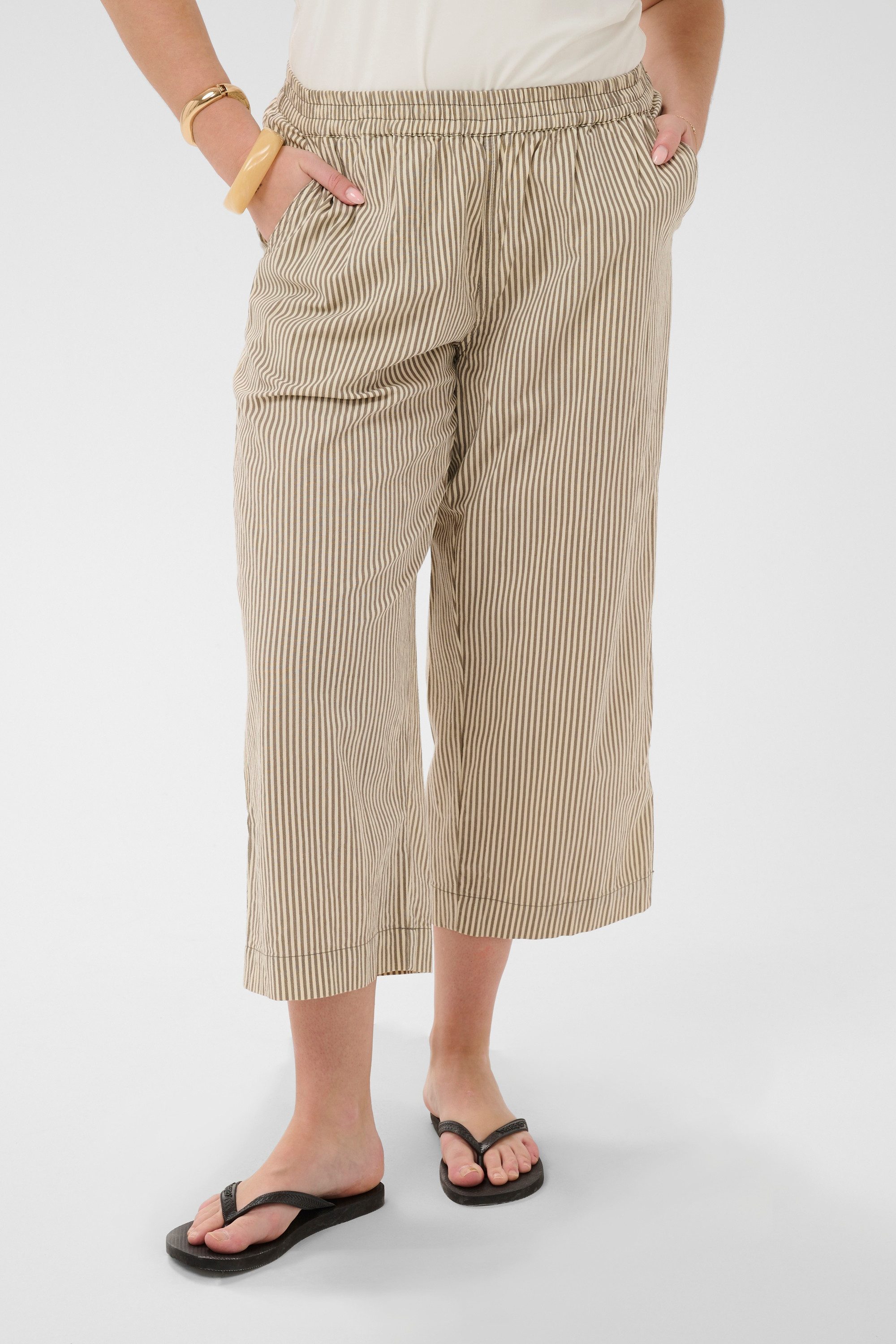 KAFFE Curve Stoffhose Casual Hose KCnana Große Größen