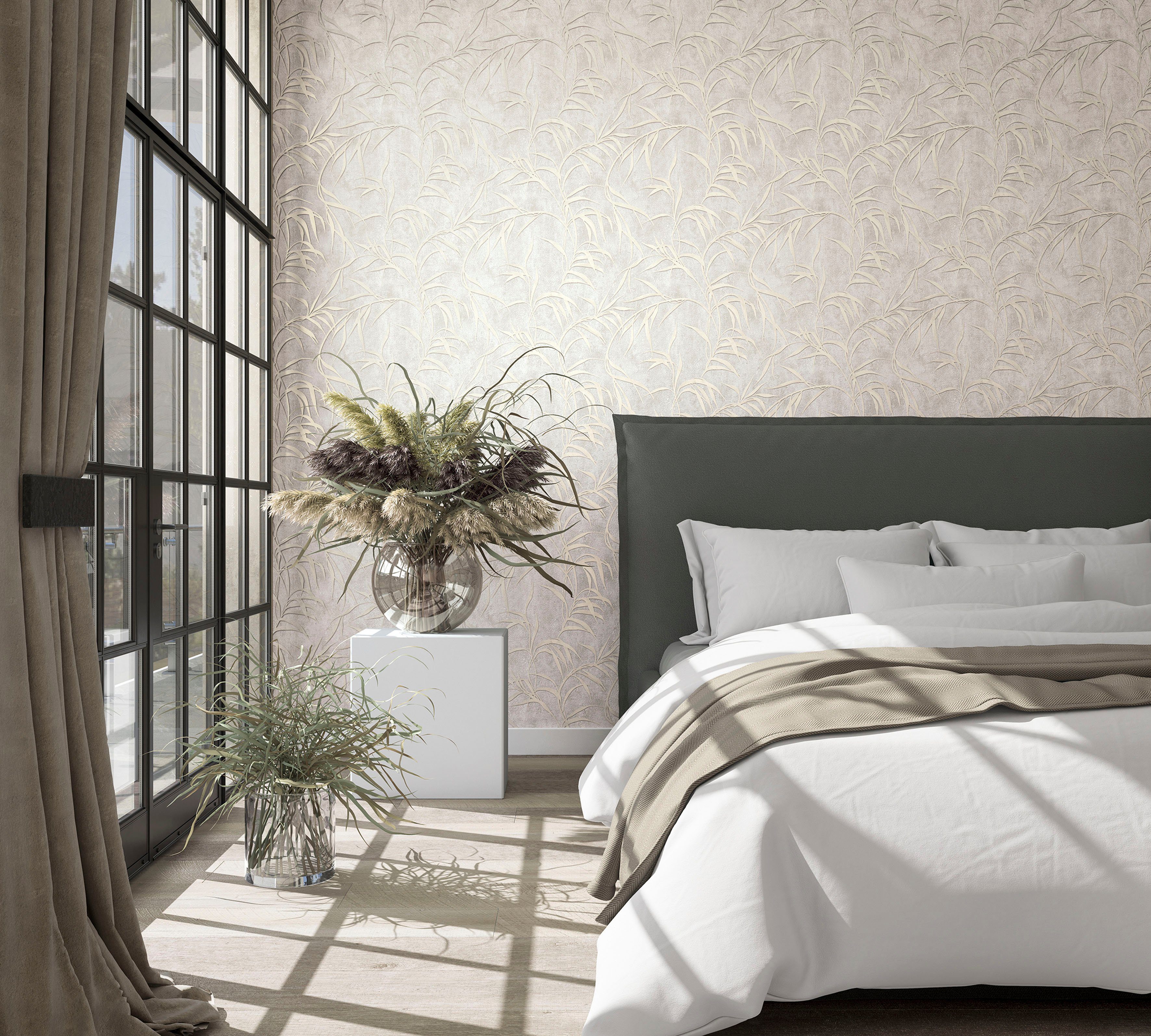 Küche Vliestapete beige für Fern, Vliestapete Schlafzimmer strukturiert, moderne Marburg Wohnzimmer glänzend,