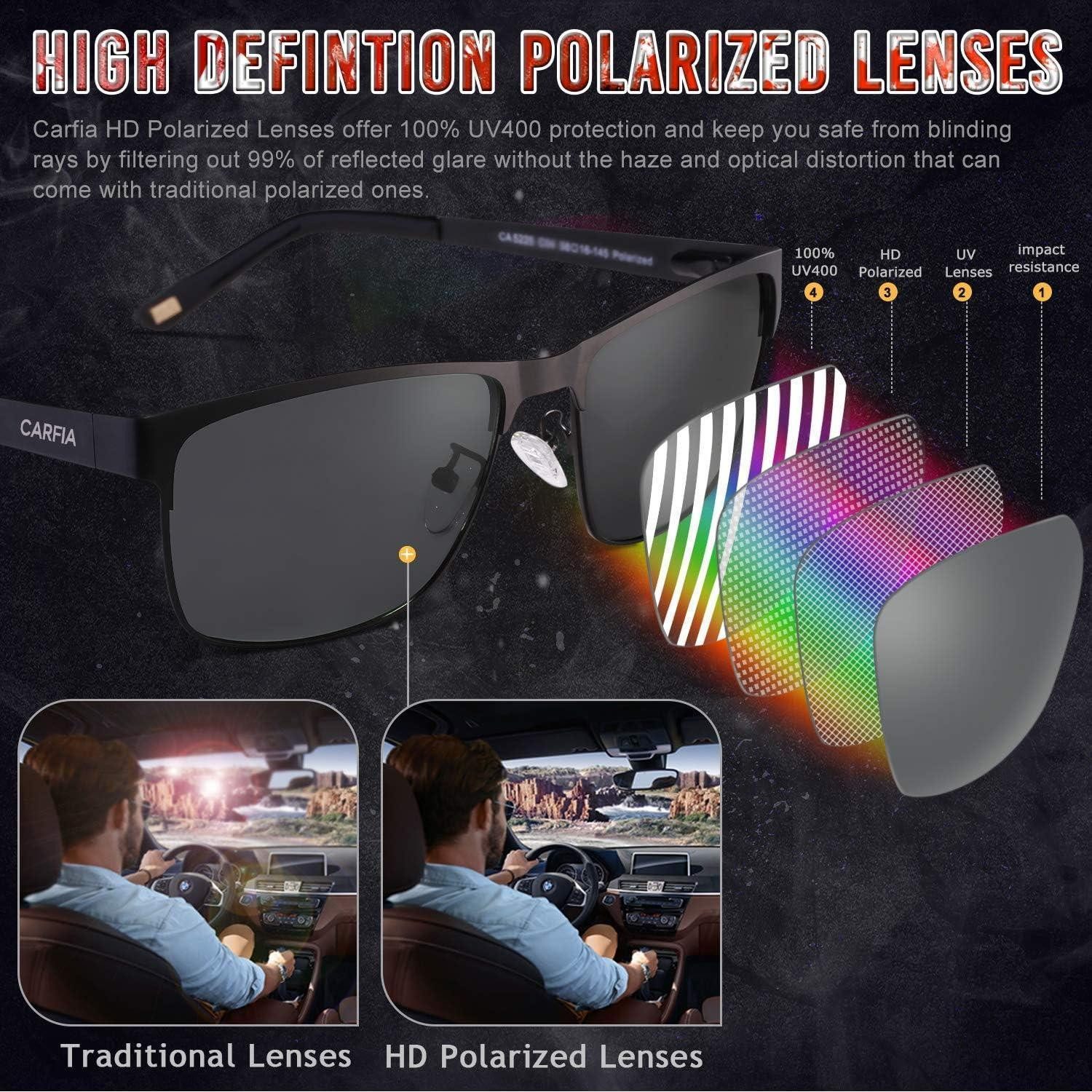 LuxusKollektion Pilotenbrille Sonnenbrille Polarisierte Herren Metall Gestell Schwarz Gläser Grau