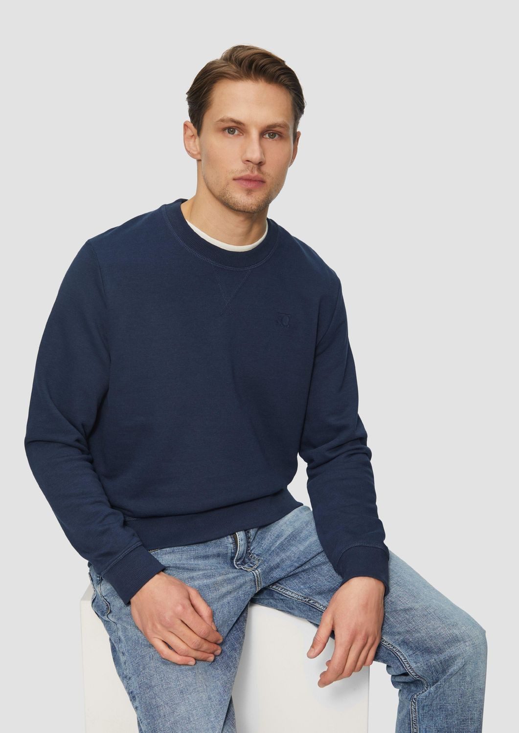 s.Oliver Sweatshirt, mit Logo Stickerei günstig online kaufen