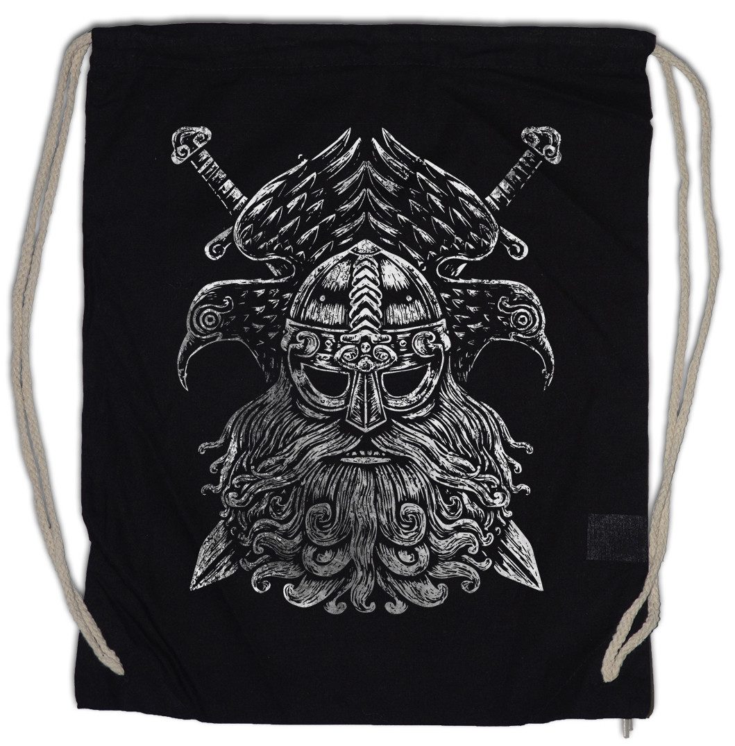 Urban Backwoods Turnbeutel Odhin VI Turnbeutel Odhins Wölfe Geri Freki Wolves Paganism (1-tlg), Newpaganism Heidentum Odin Thor