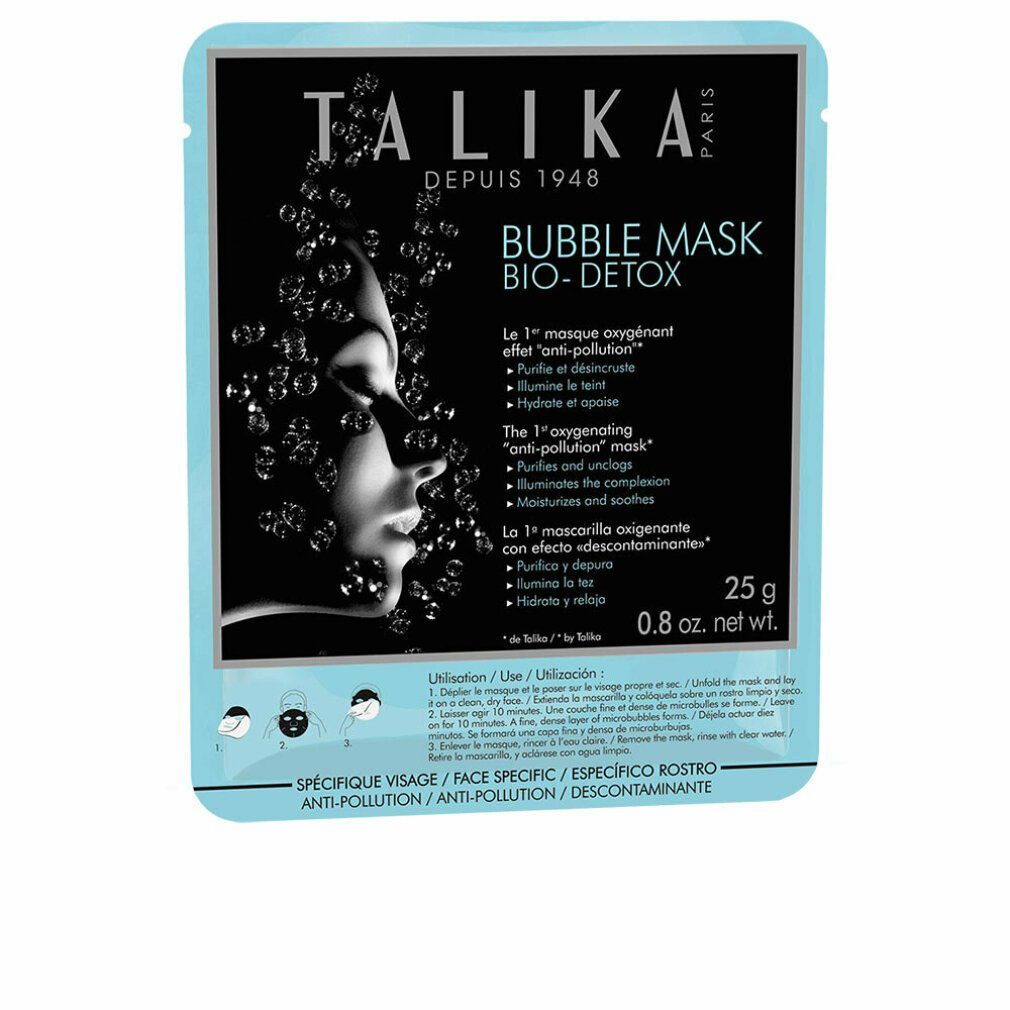 Talika Mask Sheet Mask Talika 25g Gesichtsmaske Detox Bubble Bio