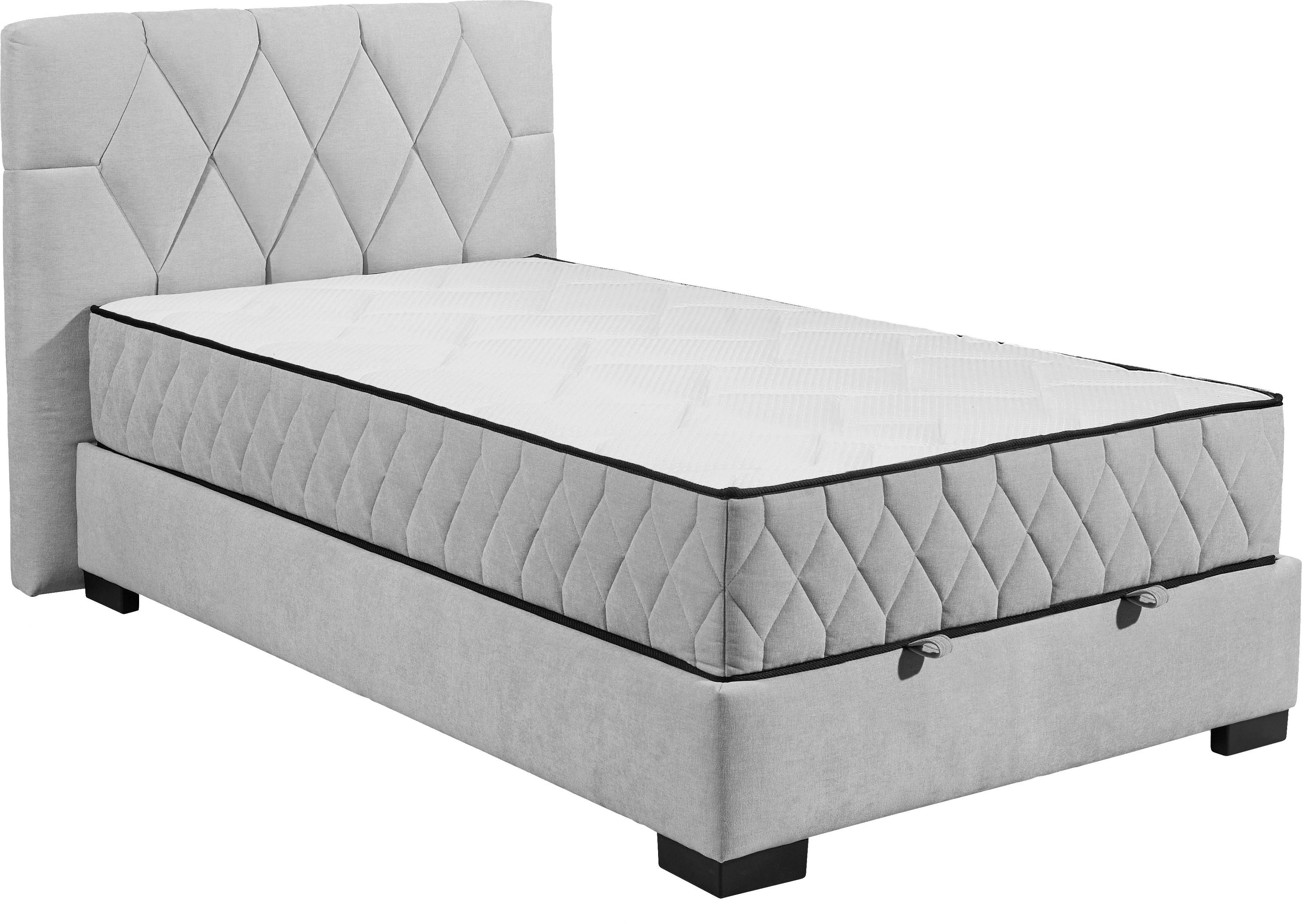 ED EXCITING DESIGN Boxbett Nagol, mit Bettkasten, mit Wendematratze, erhältlich in verschiedenen Breiten