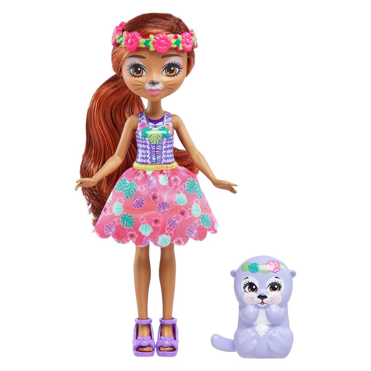 Mattel® Stehpuppe Mattel HXB98-Enchantimals-Sunshine Beach-Puppe+Tierfreund günstig online kaufen