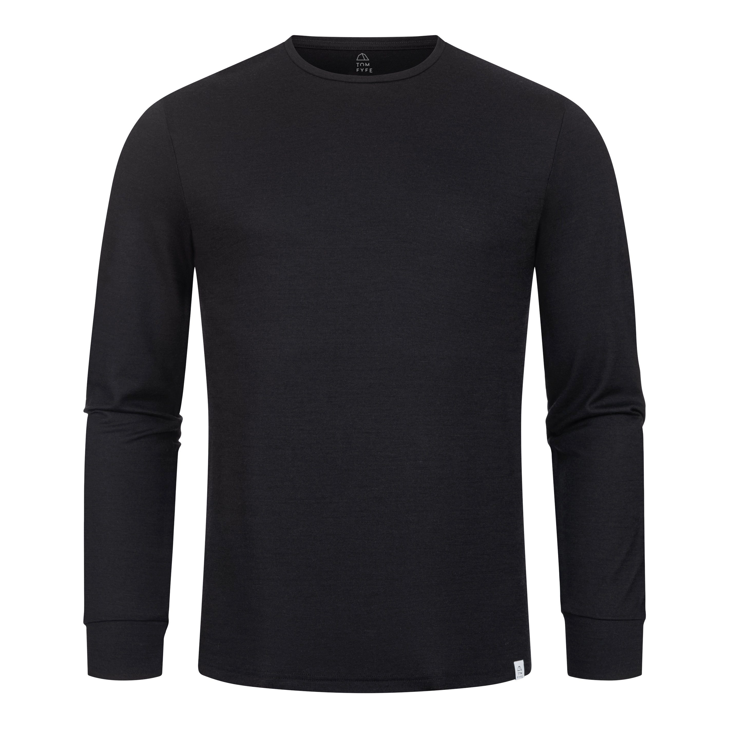 Tom Fyfe Longsleeve TOM FYFE Merino Longsleeve Herren Schwarz / XL