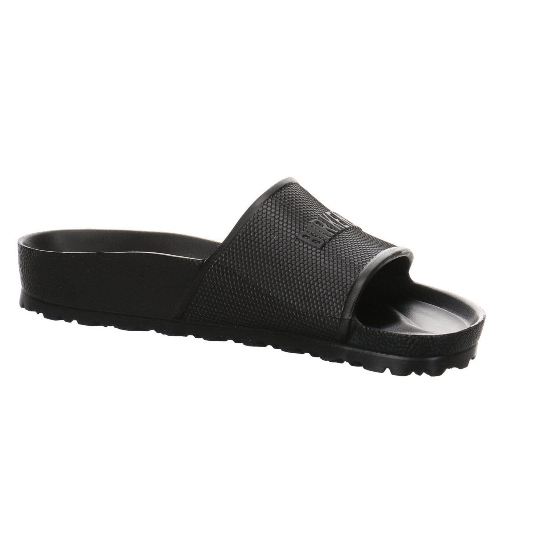 Synthetik Herren black Barbados Sandalen Badesandale Badelatschen Birkenstock Pantolette