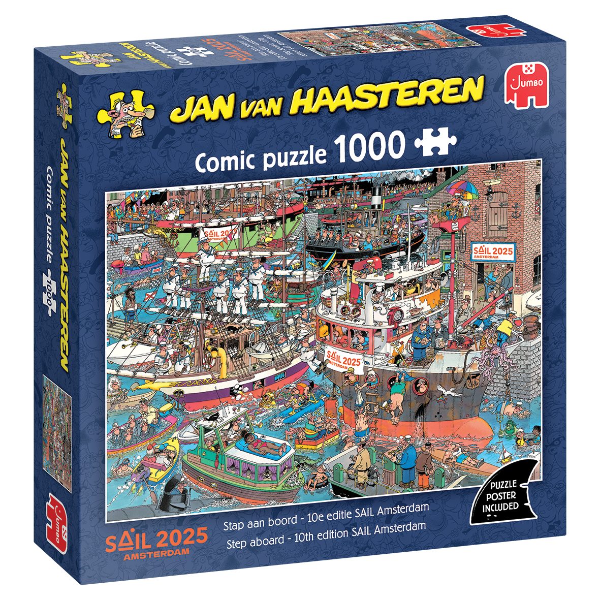 Jumbo Spiele Puzzle Jan van Haasteren, SAIL Amsterdam, 1000 Teile Puzzle, 1000 Puzzleteile