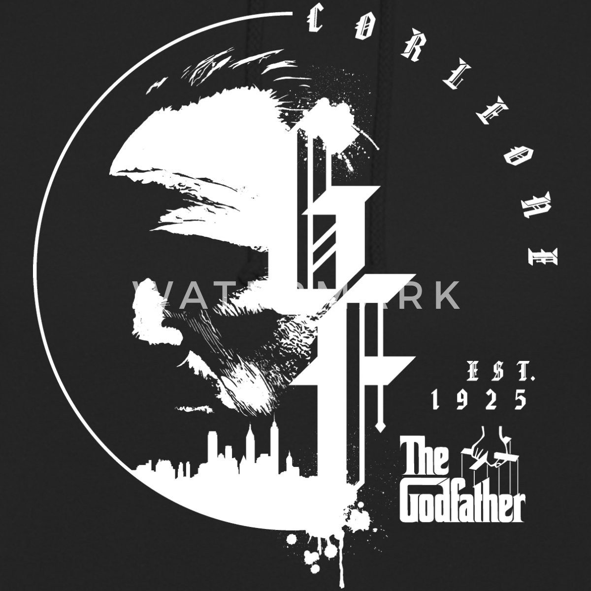 Spreadshirt Hoodie Der Pate The Godfather Don Corleone Logo Mafia Film est 1925 Unisex Ho (1-tlg)