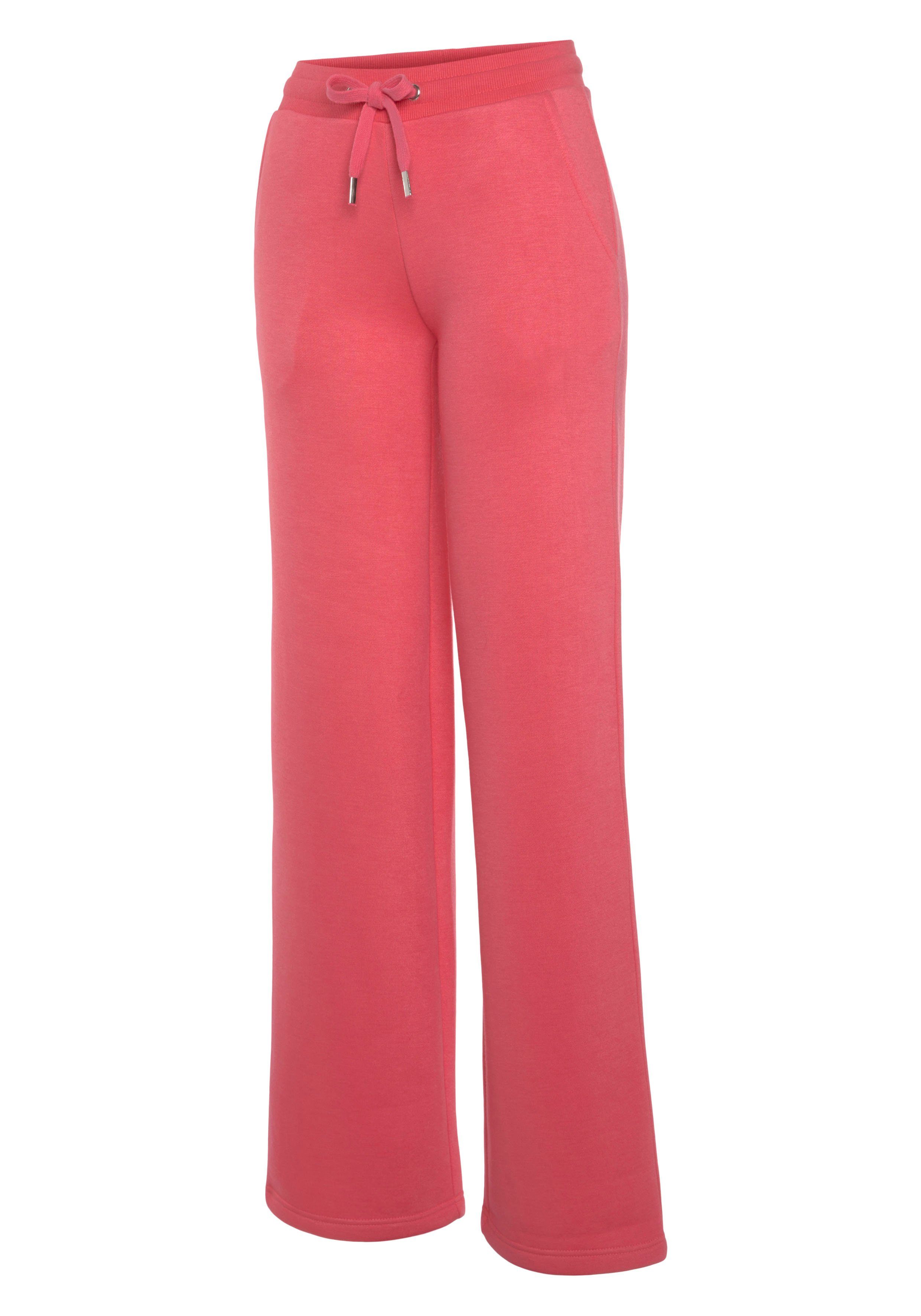 Vivance Relaxhose mit weitem Bein und aus ultraweicher Sweatqualität, Loungewear