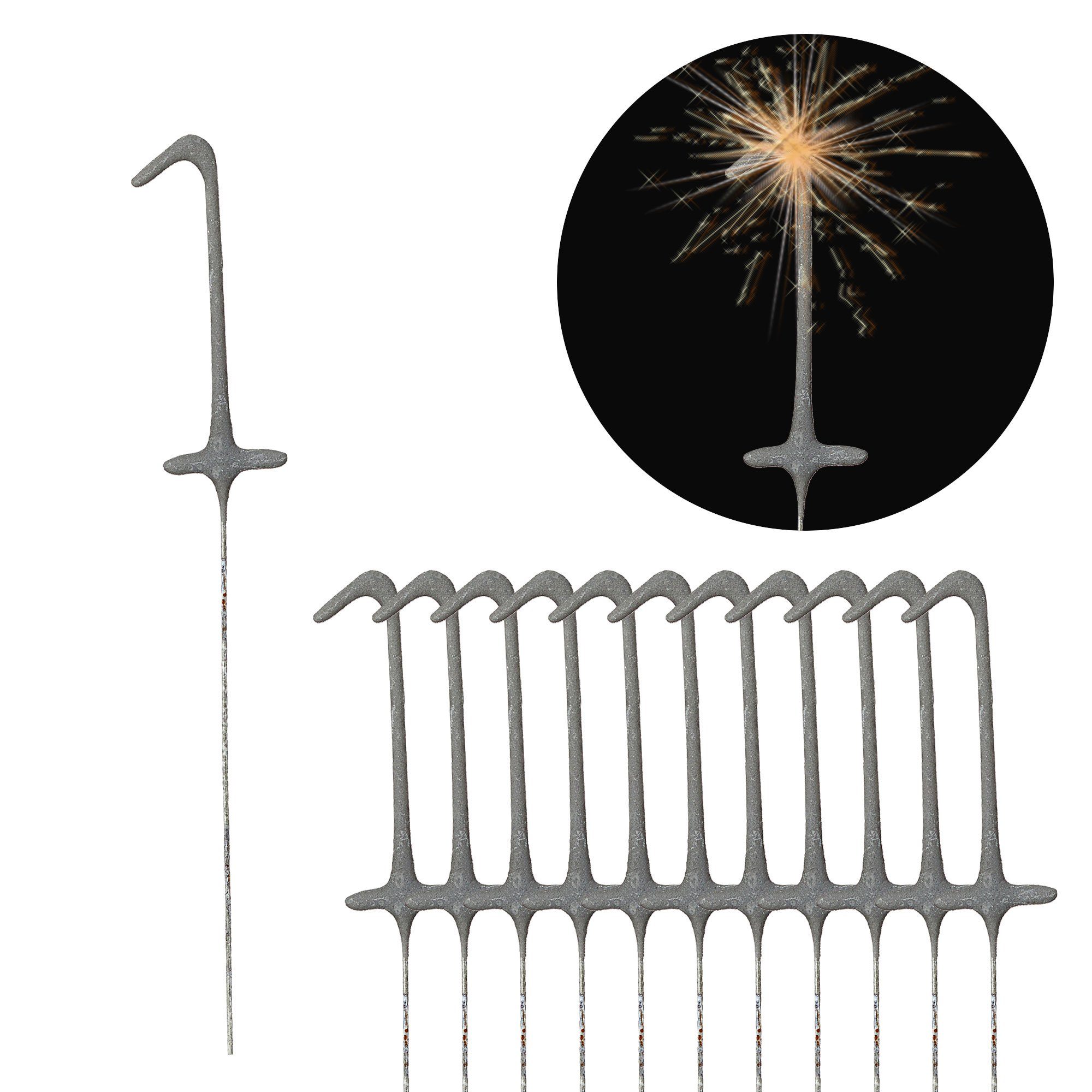 CEPEWA Geburtstagskerze Wunderkerze Zahl Eins 12er günstig online kaufen