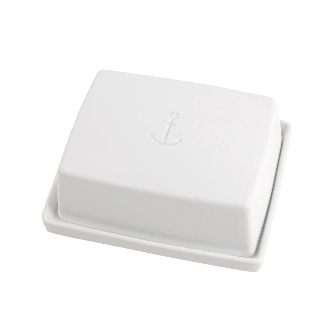 Räder Design Butterdose Butterdose klein halb aus Porzellan " Anker" von räder design Kutter