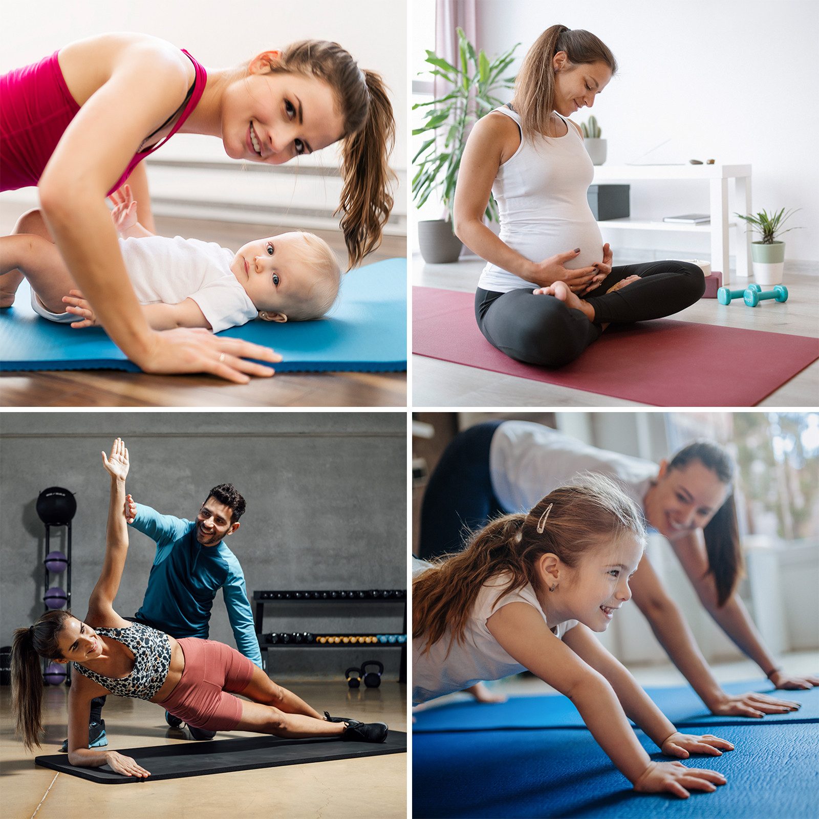 ALPIDEX Yogamatte ALPIDEX Yogamatte Extra Dick 1,5 cm