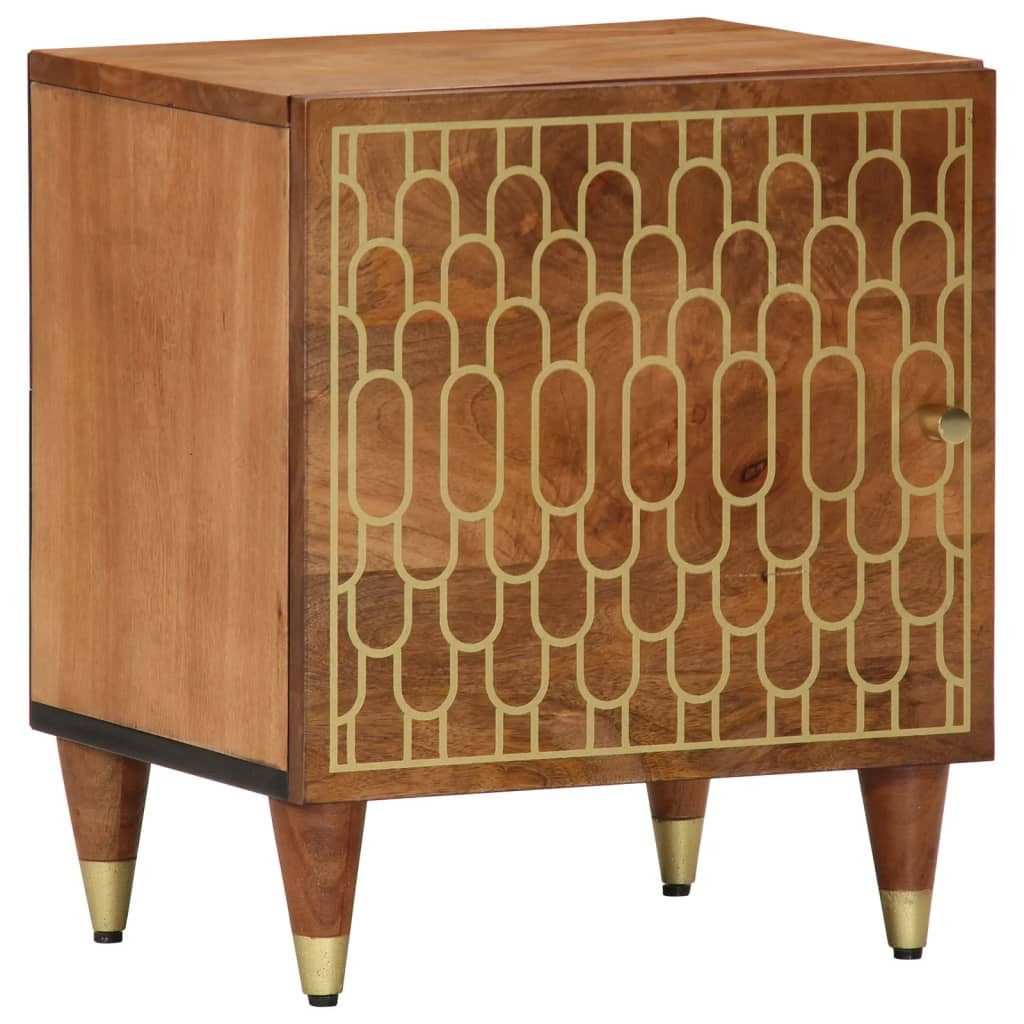 vidaXL Nachttisch Nachttisch 40x33x46 cm Massivholz günstig online kaufen
