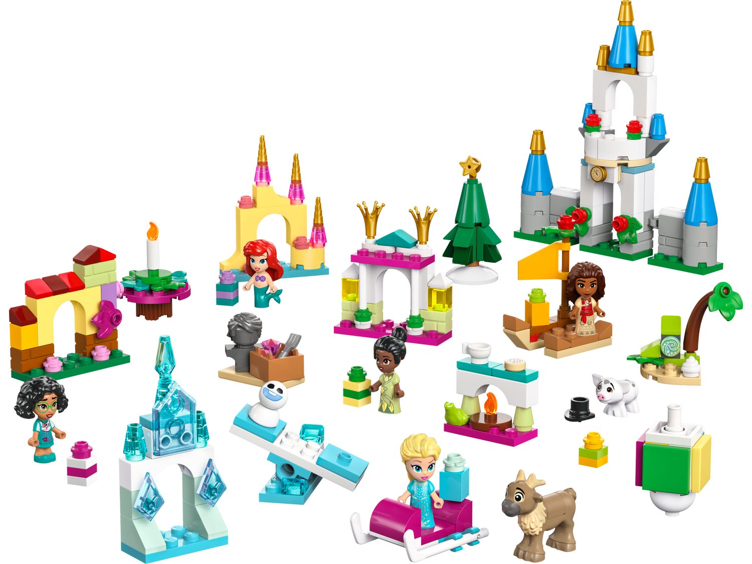 LEGO® Disney 43253 LEGO®  Disney Adventskalender 2024 Spielbausteine, (Set, 253 St., Set)