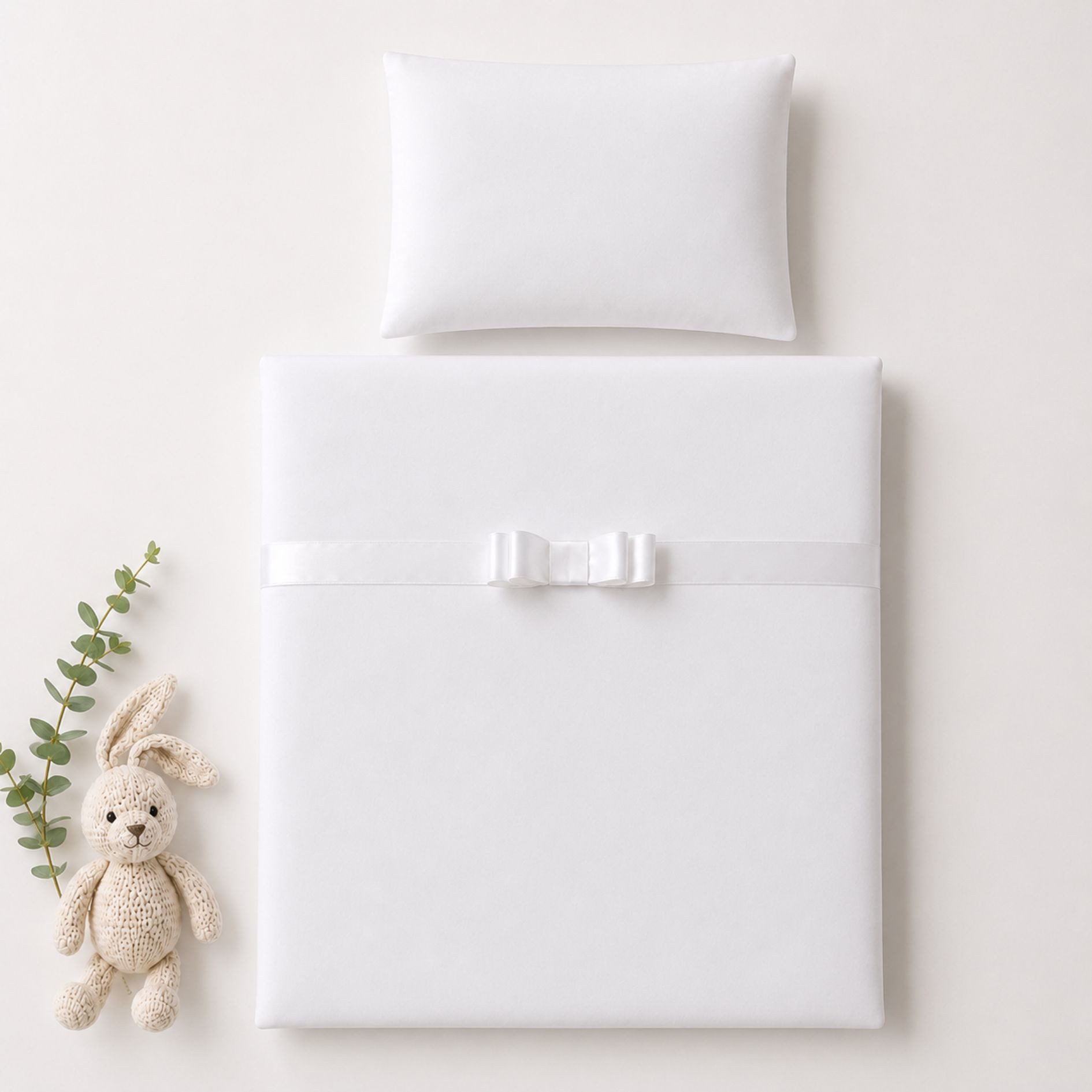 Babymajawelt Babybettwäsche Bettwäsche Set für Wiege Stubenwagen Beistellbett 70x80cm 35x40 cm, Baumwolle, 2 teilig, Edel, Klassisch, Weiche Baumwolle, Made in EU