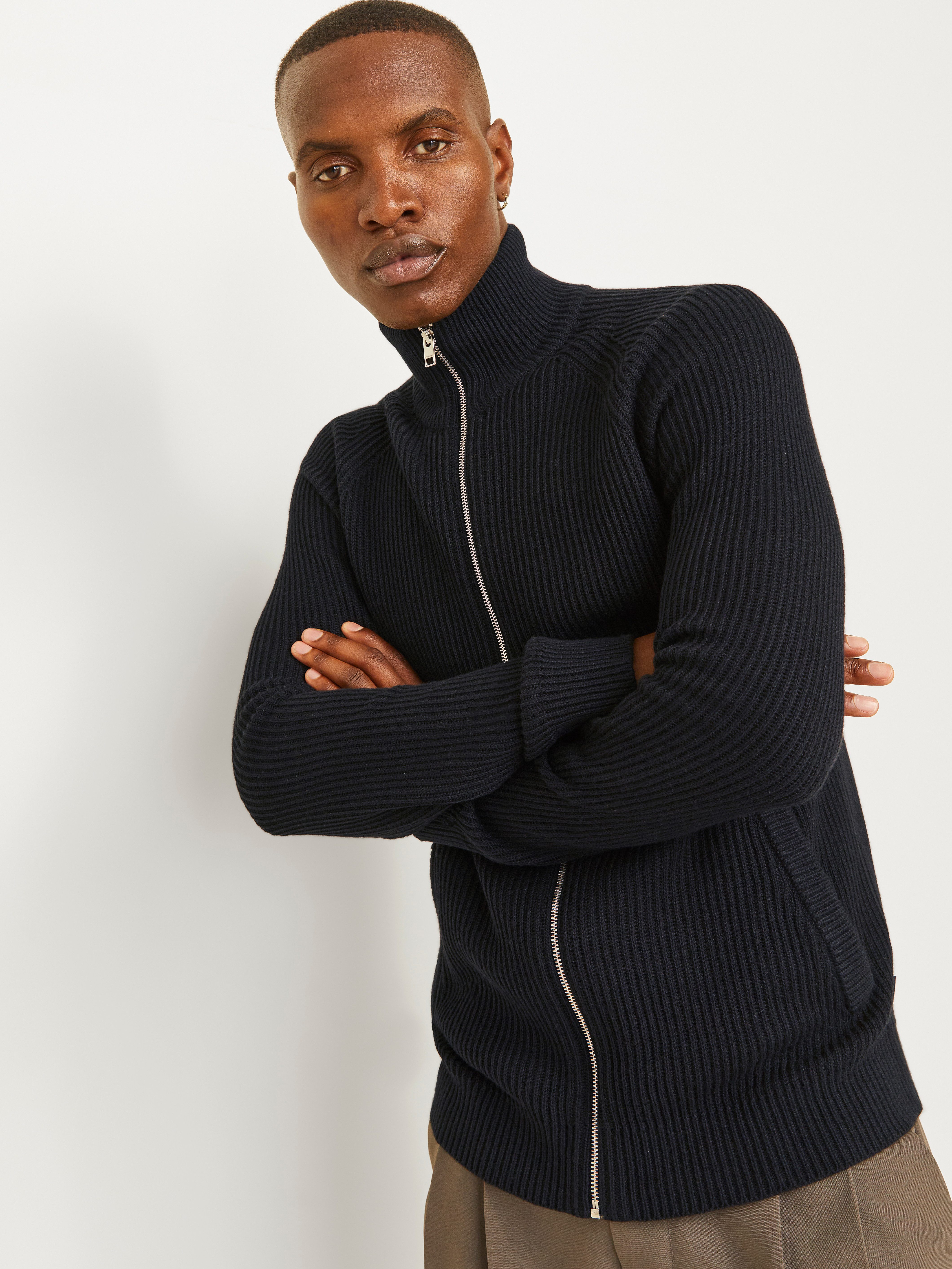 Jack & Jones Strickjacke JJPANNEL KNIT günstig online kaufen