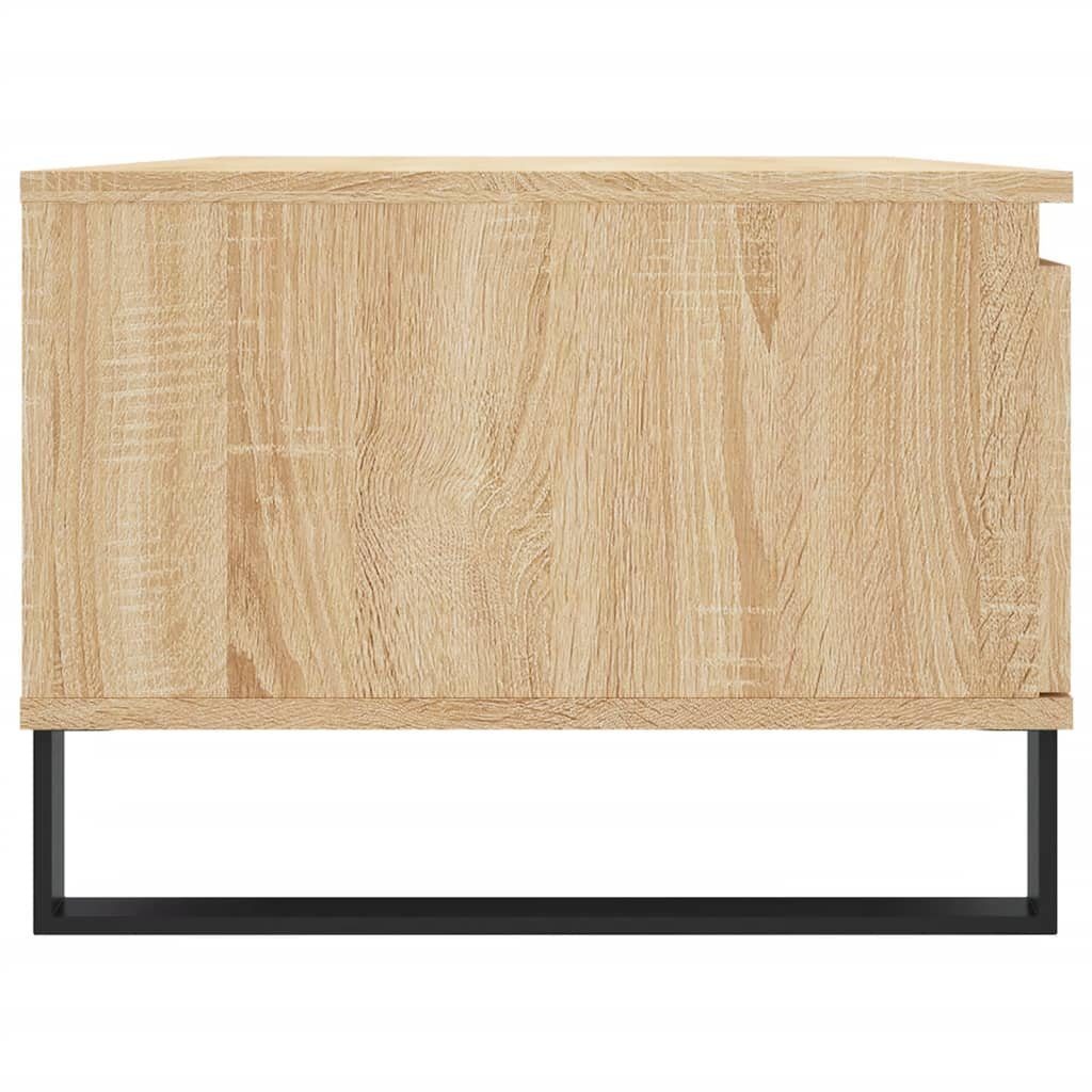 Holzwerkstoff Couchtisch | Couchtisch Sonoma Eiche Sonoma-Eiche (1-St) vidaXL Sonoma 90x50x36,5 cm Eiche