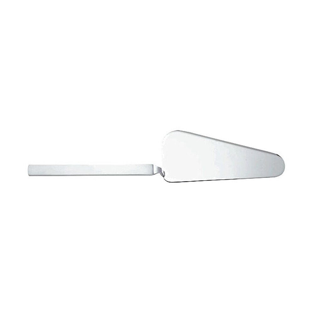 Alessi Tortenheber Tortenheber 15 Edelstahl Dry mattierter Griff, Trinkglas, Ø9cm, Glas, klar