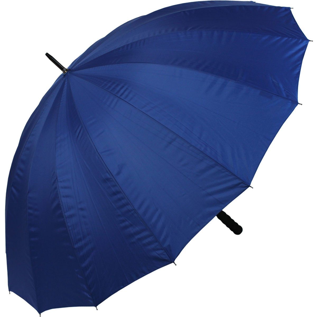 iX-brella Stockregenschirm XXL 130 cm Durchmesser Golf-Partnerschirm, 16-teiliges Dach, mit leichtem Fiberglasgestell – Bild 2 von 5