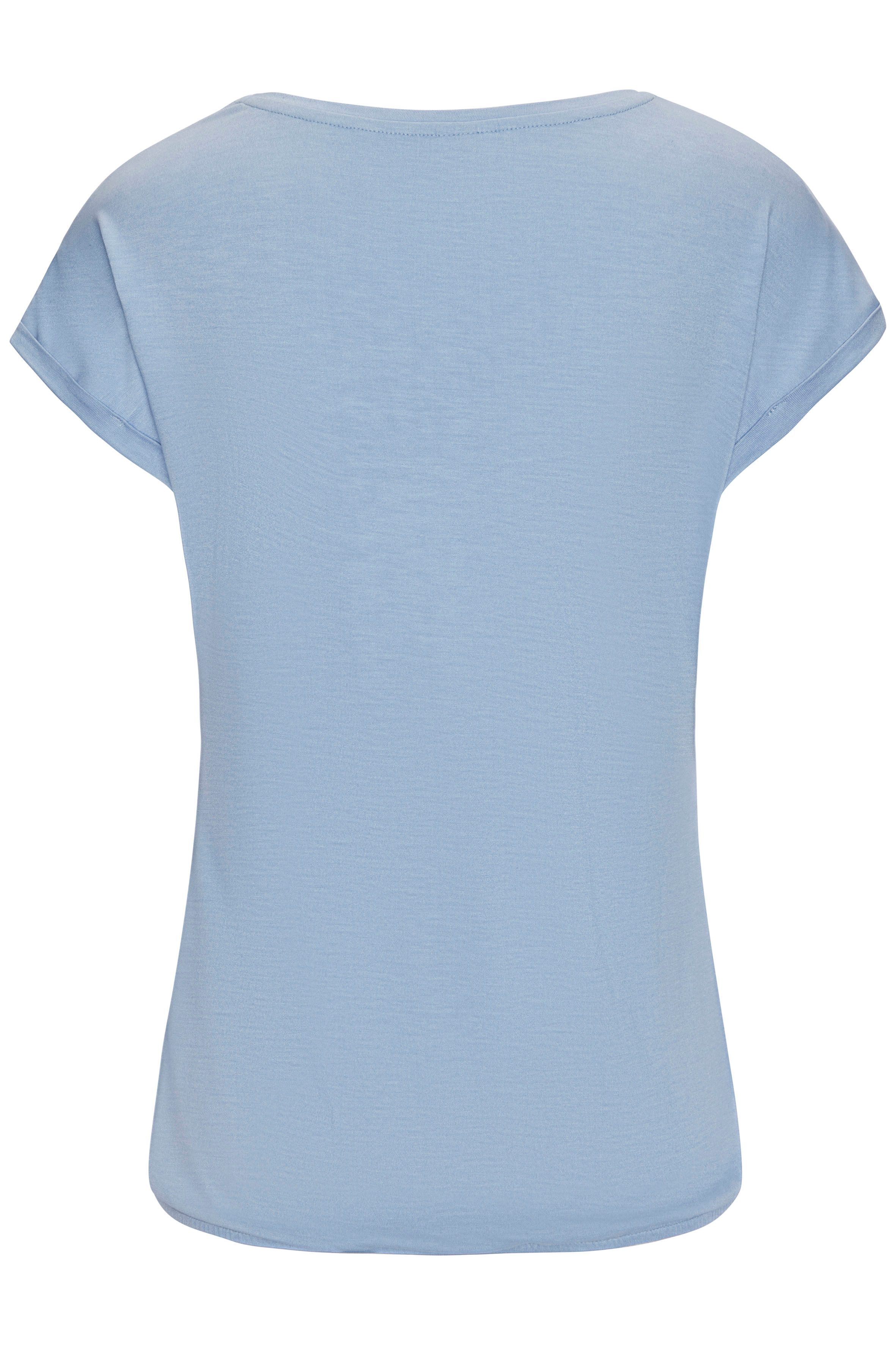 LASCANA Kurzarmshirt mit schimmerndem Blumenprint aus Viskose-Qualität – Bild 3 von 5