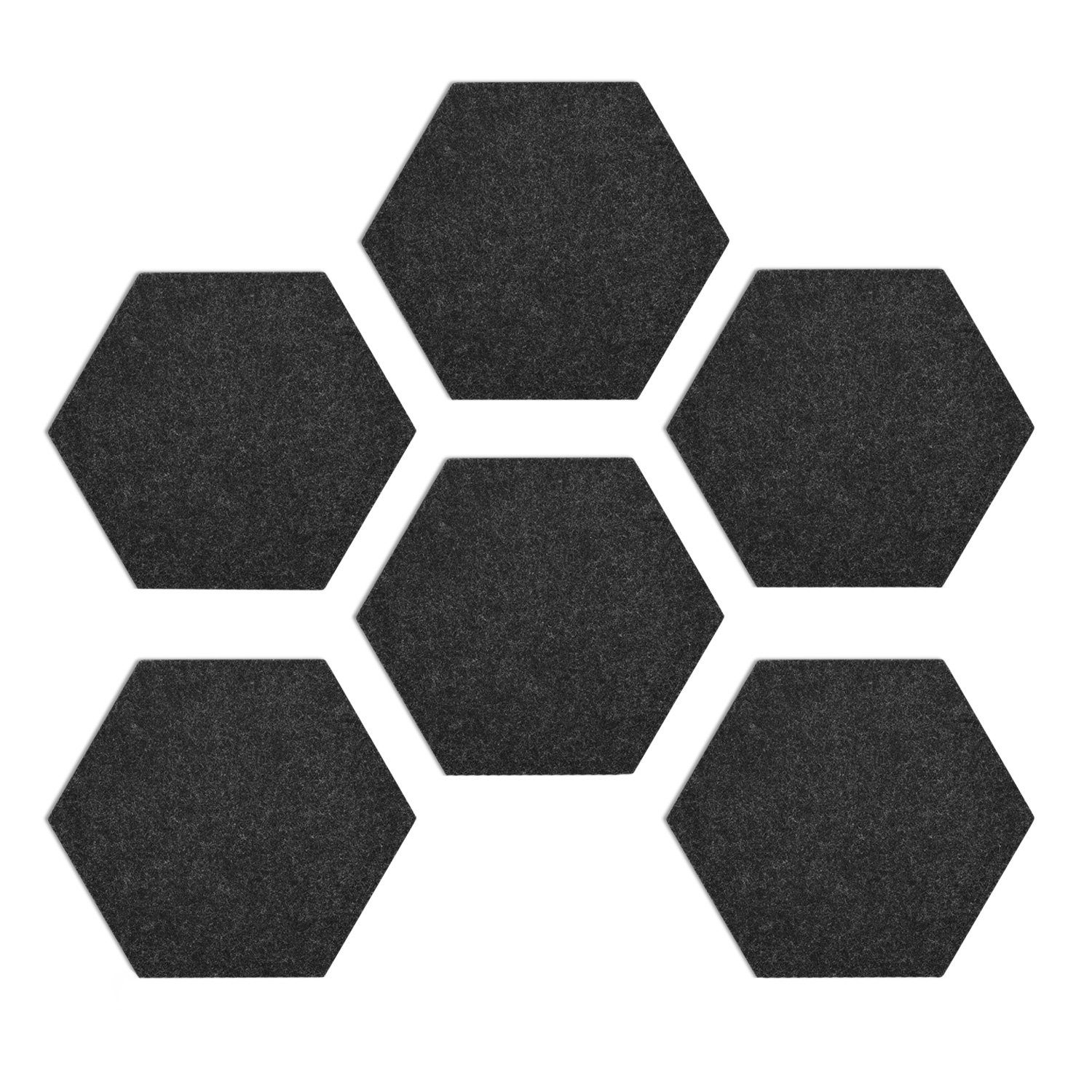Navaris Memoboard Filz Memoboards Set, sechseckig, günstig online kaufen