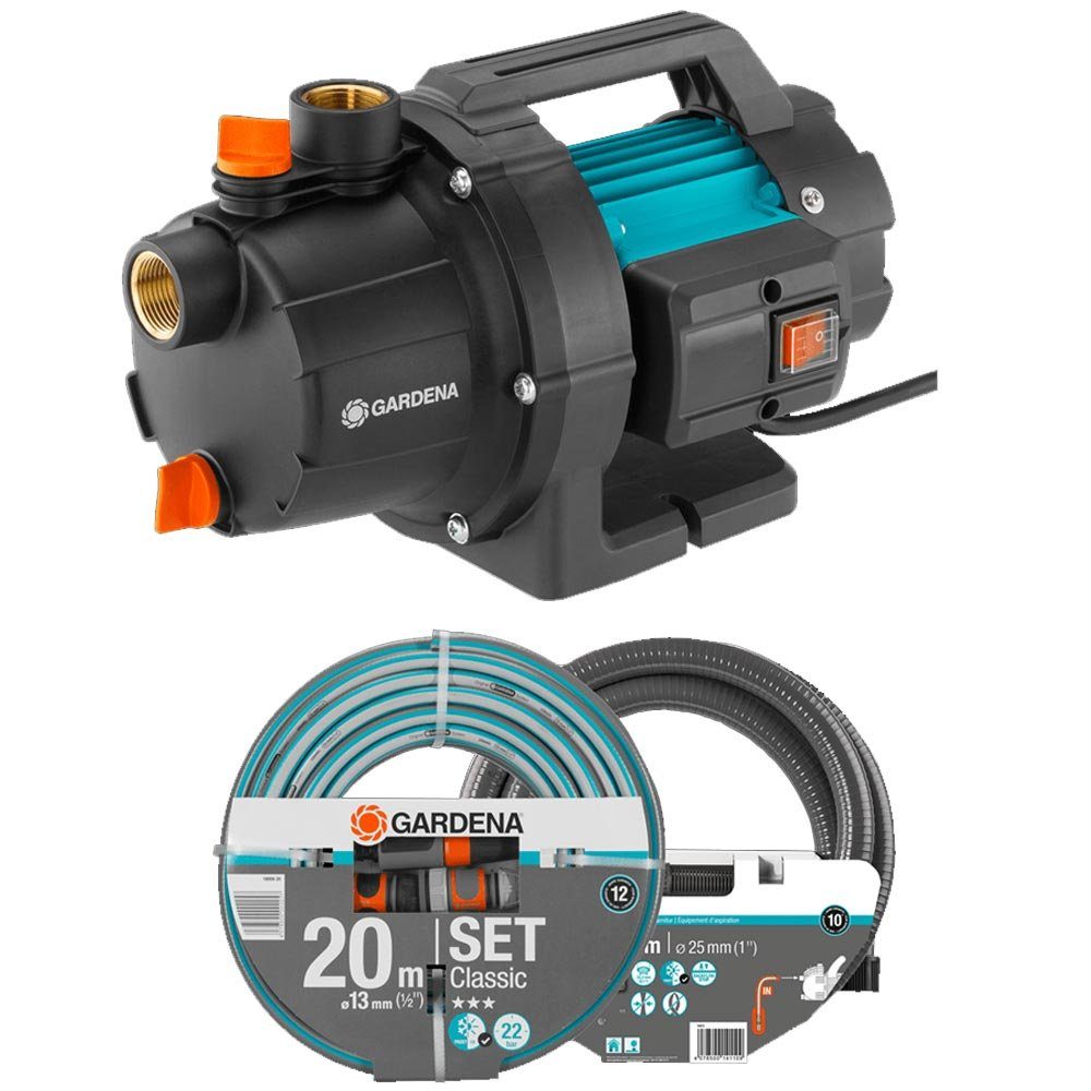 GARDENA Gartenpumpe 09011-47 Gartenpumpe 3000/4 BASIC günstig online kaufen