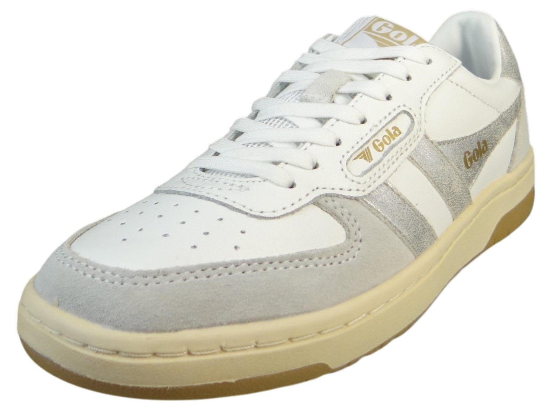 Gola CLB336 WJ White/Silver Sneaker