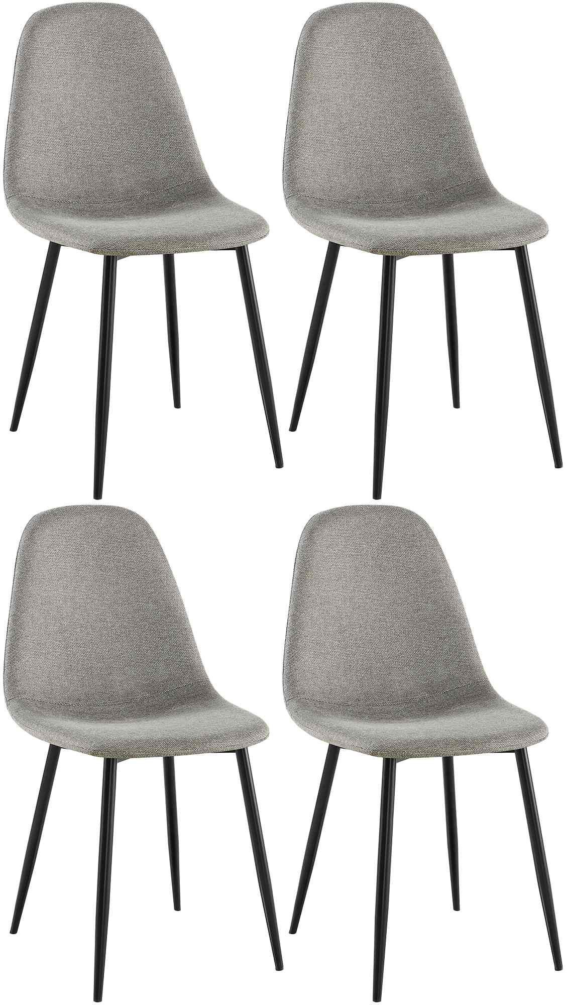 CLP Esszimmerstuhl Napier (4er Set), Metall, günstig online kaufen