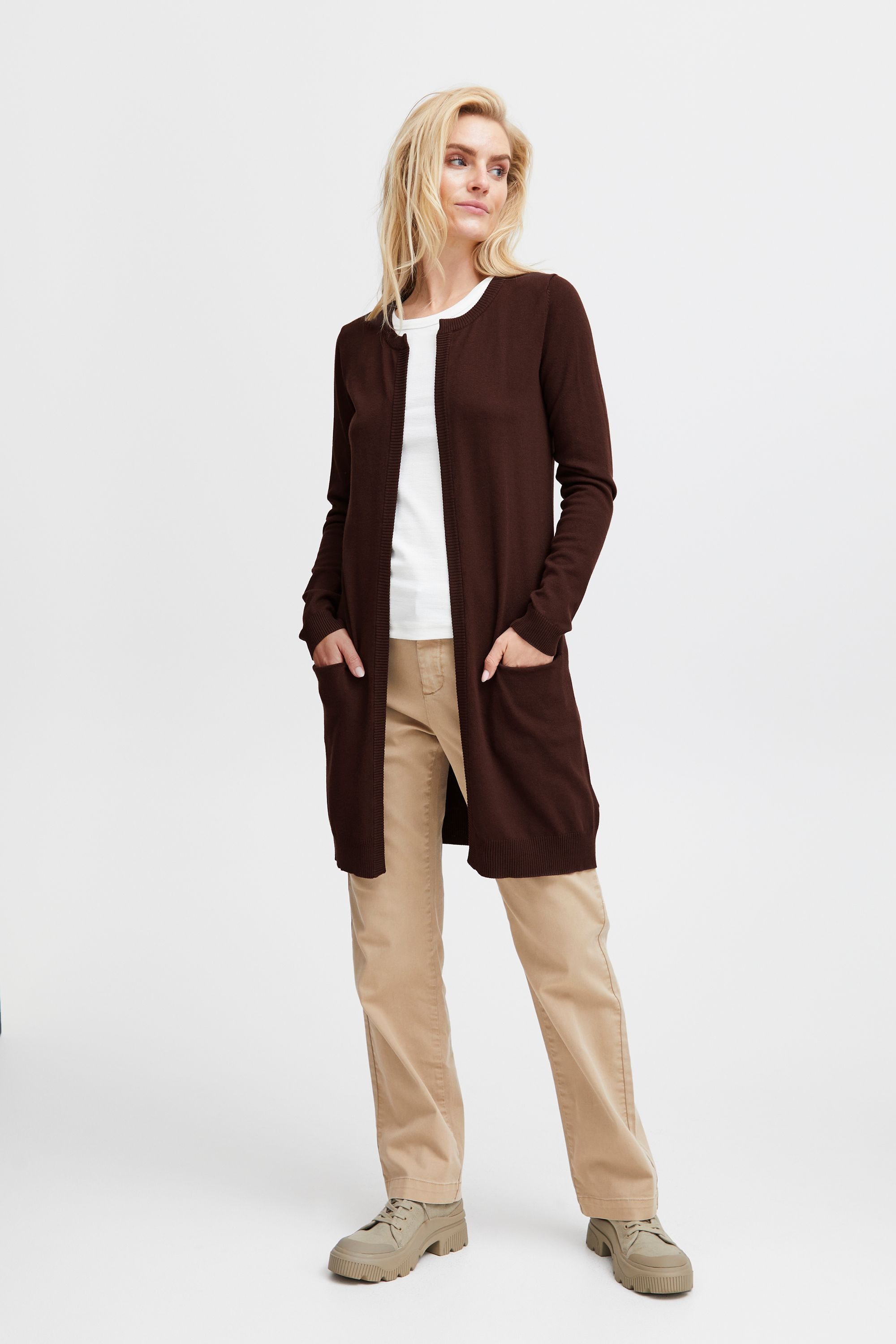 Pulz Jeans Strickjacke PZSARA Lange Strickjacke günstig online kaufen