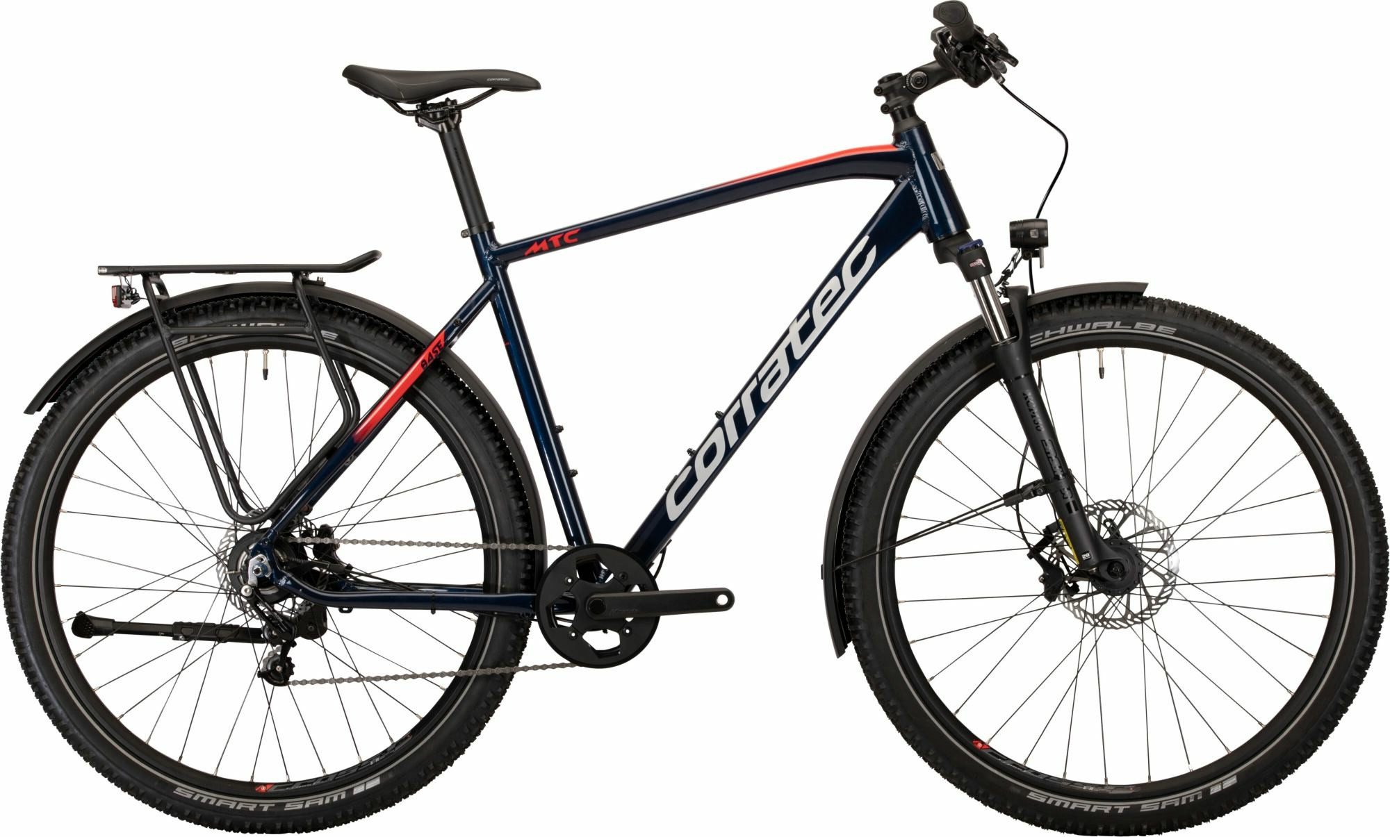 corratec ATB ATB MTC Base Gent Dark Blue/Red/Silver 28" Diamant, 8 Gang Shimano SHIMANO ALFINE 8-SPEED Schaltwerk