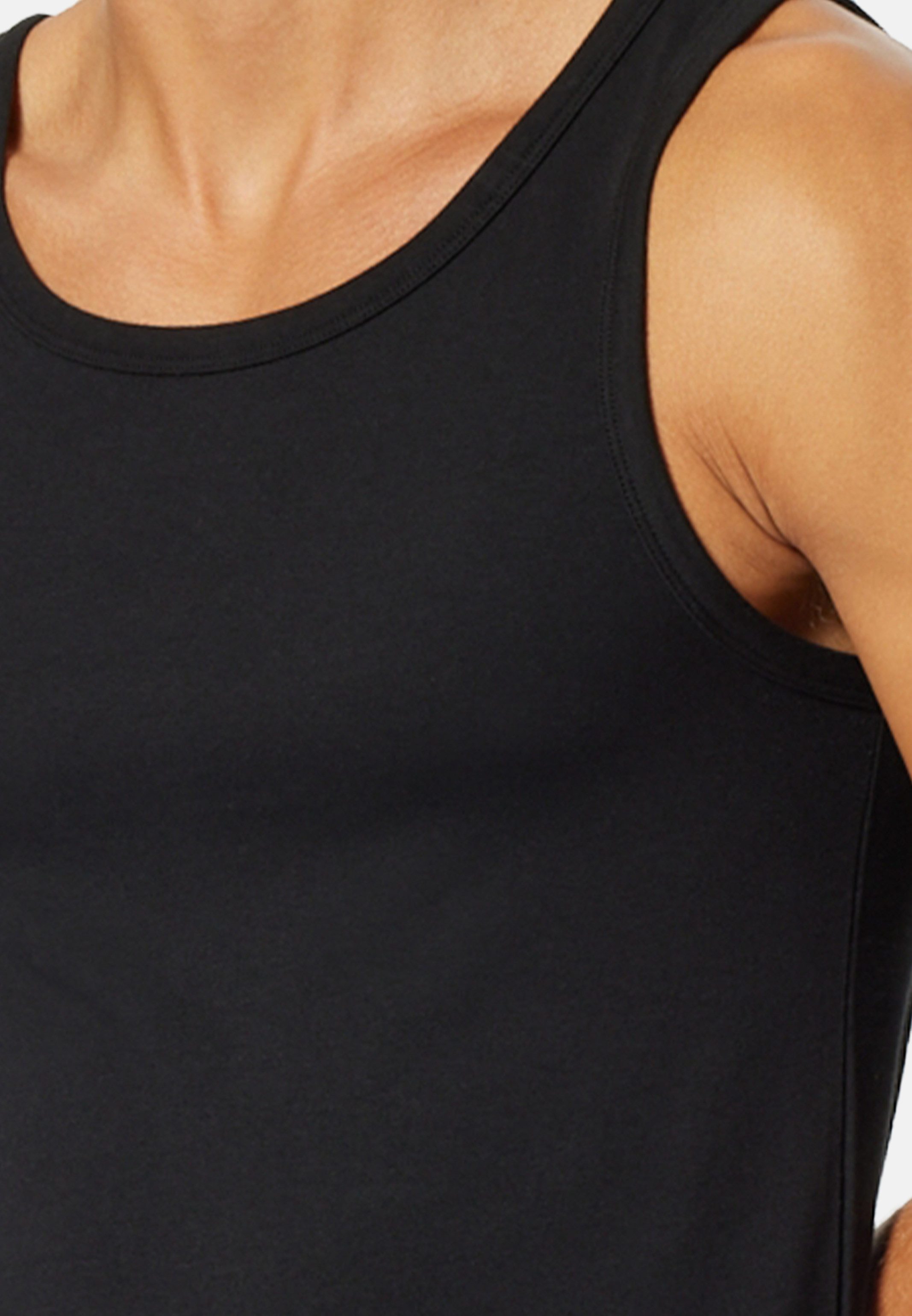 uncover by SCHIESSER Unterhemd 4er Pack Basic (Spar-Set) Unterhemd / Tanktop - Baumwolle - Unterhemden mit perfekter Passform