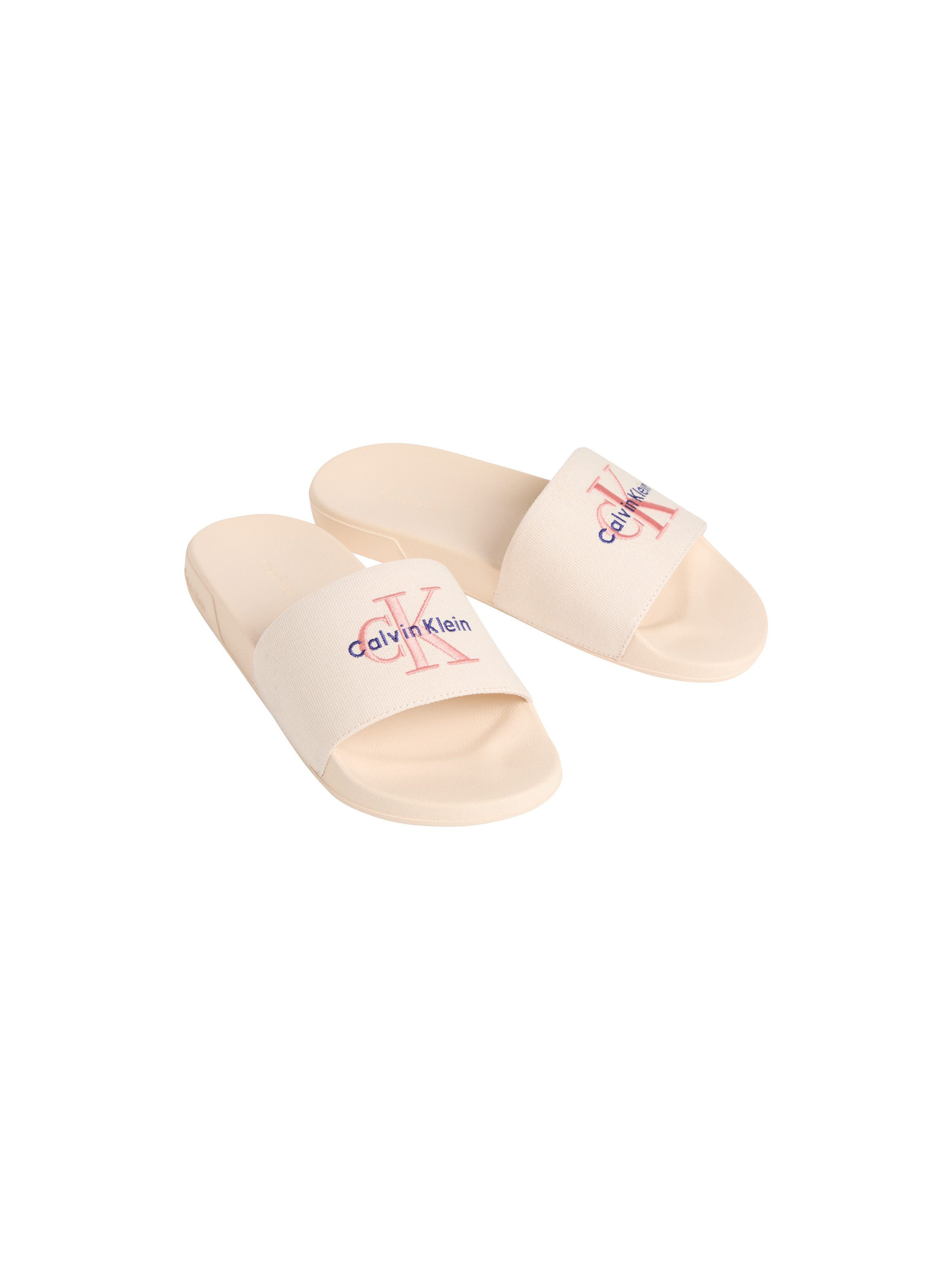 Calvin Klein ESS SLIDE CV WN Pantolette Sommerschuh, Poolslides, Pantolette günstig online kaufen