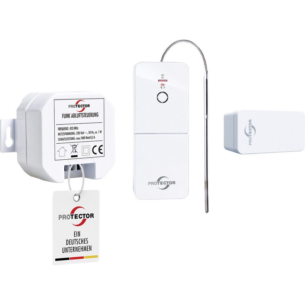 m-e Abluft-Set m-e modern-electronics Funk-Abluftsteuerung ASK 6030 Weiß