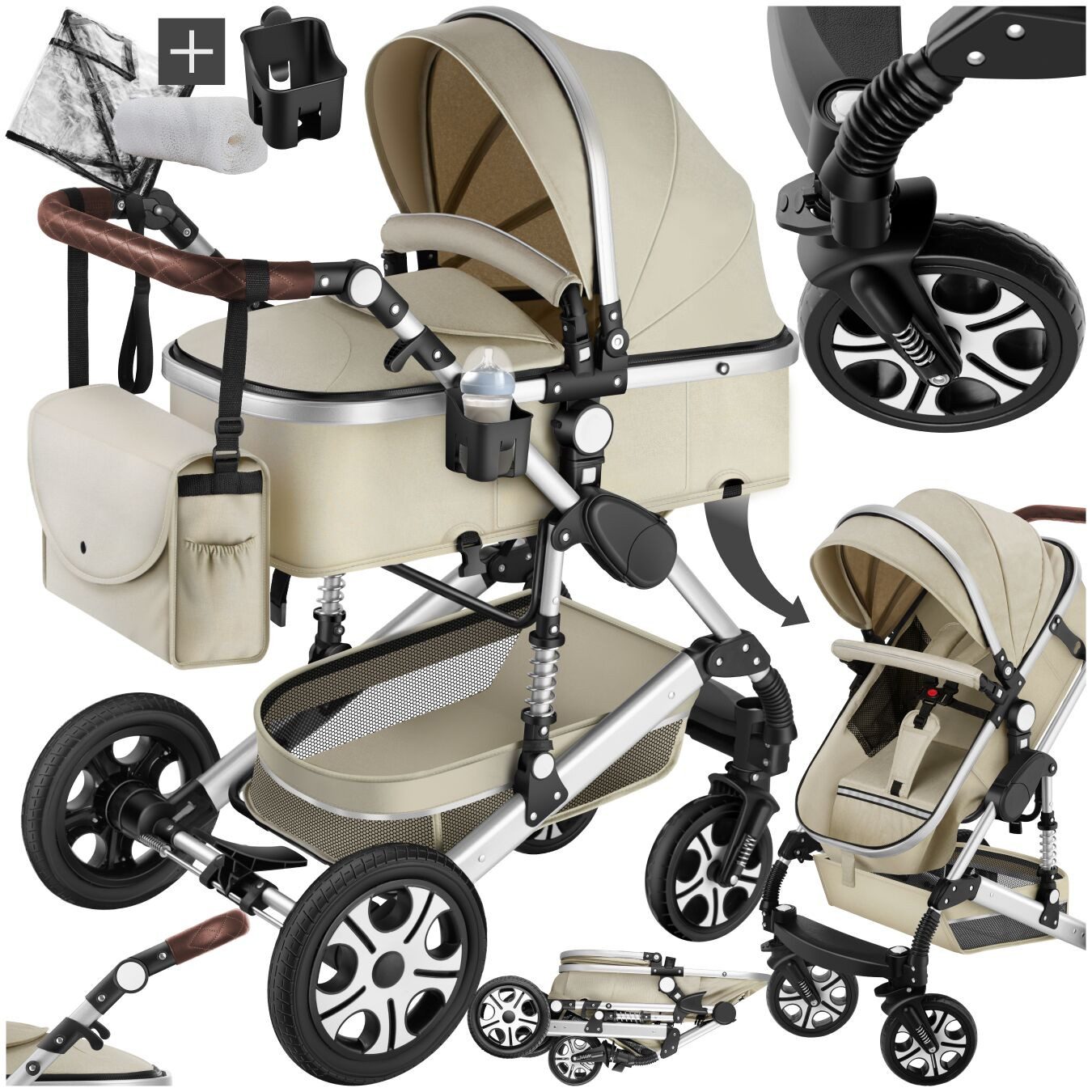 tectake Mats Kinderwagen