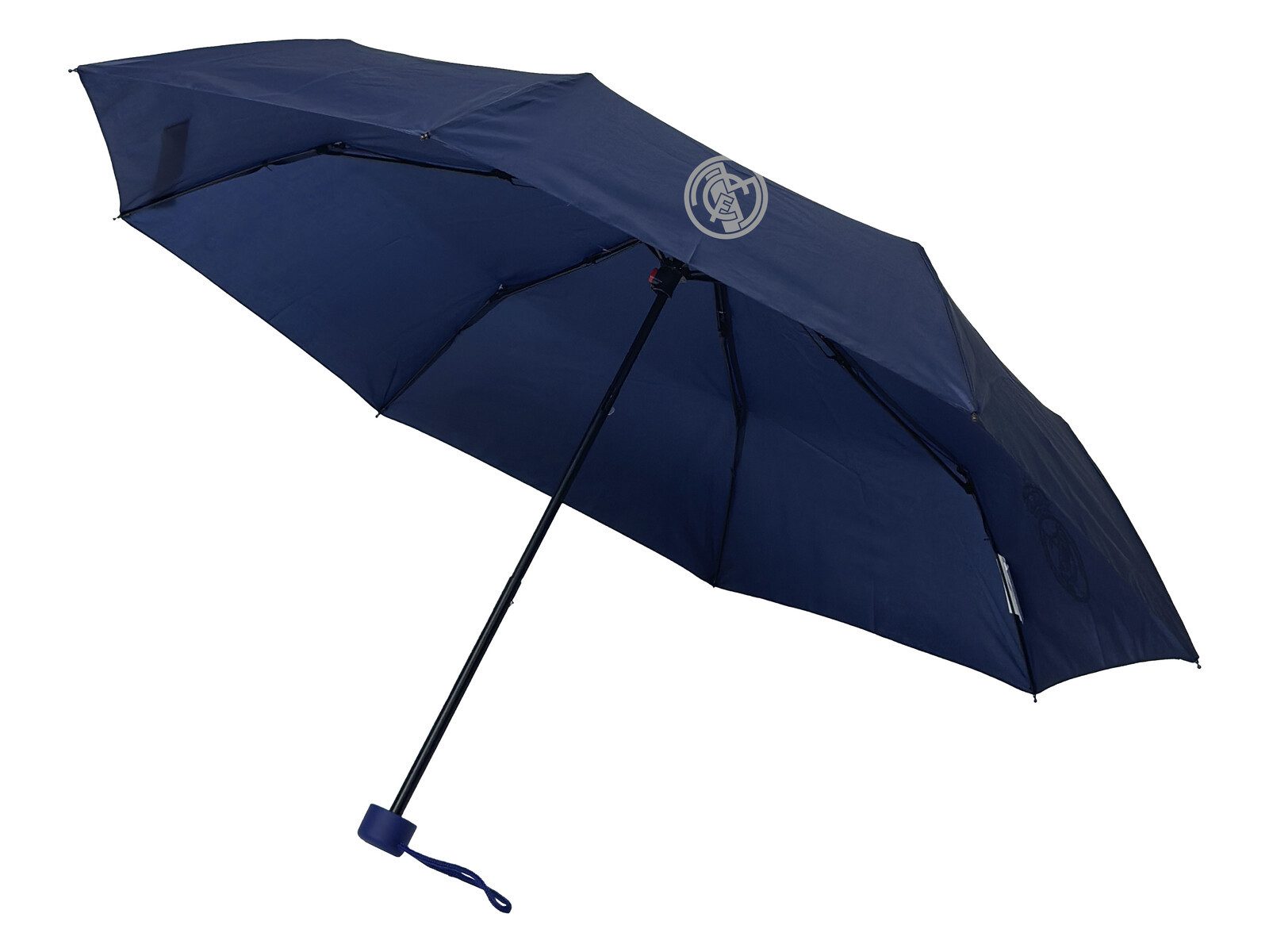 Real Madrid Taschenregenschirm manueller Regenschirm faltbar für Alltag Reise und unterwegs