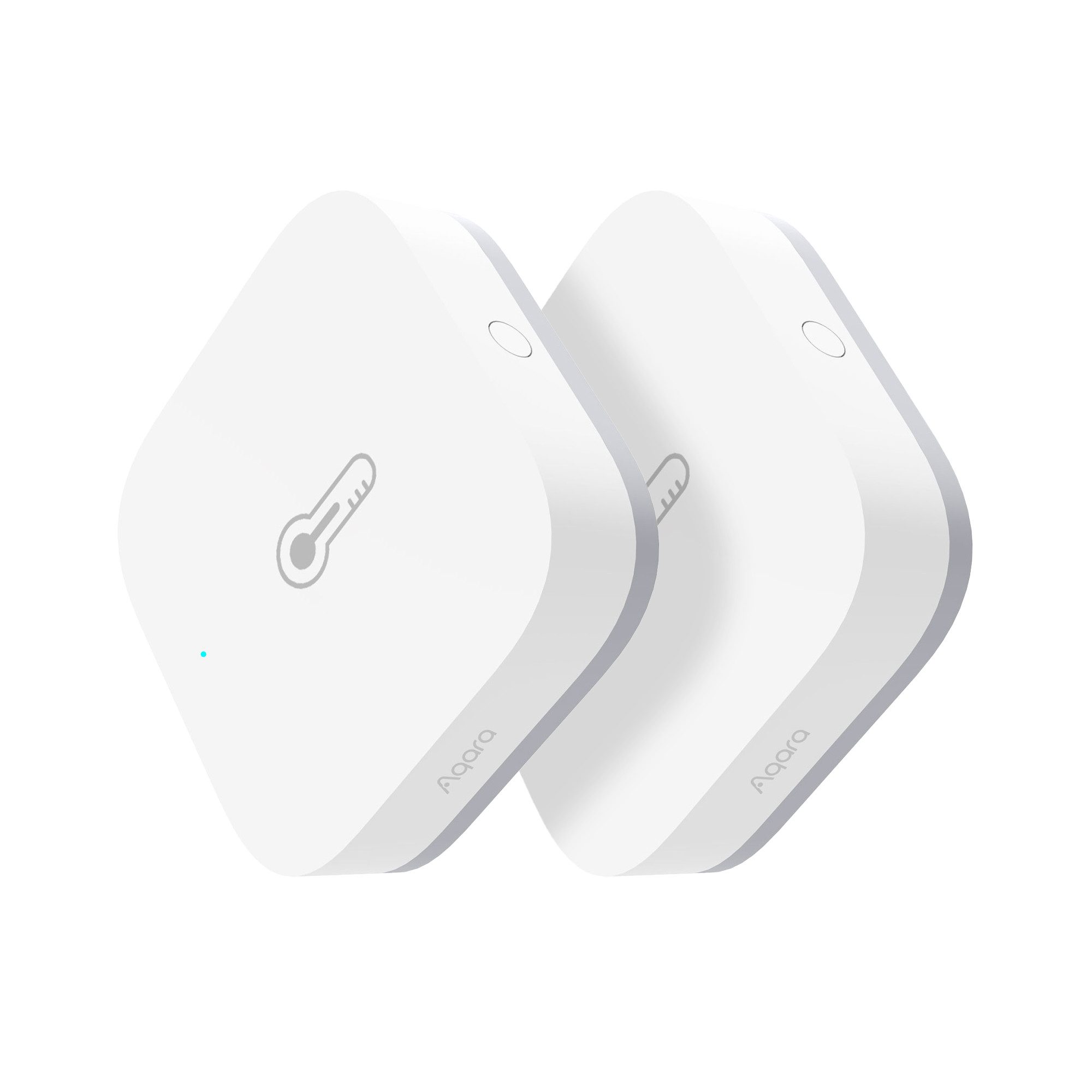 Aqara Feuchtigkeitssensor -Temperatursensor T1, Zigbee 3.0 Temperatur-Feuchtigkeitssensor, (Überwacht in Echtzeit, Echtzeit-Alarm und Mitteilung), Kompatibel mit HomeKit, Alexa, Google Home, Erfordert Zigbee 3.0 Hub