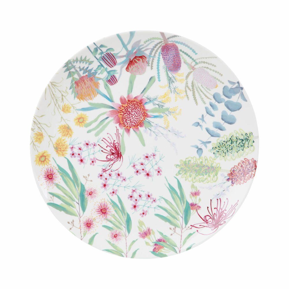 Maxwell & Williams Servierplatte NATIVE BLOOMS Rund Ø 33 cm, Porzellan