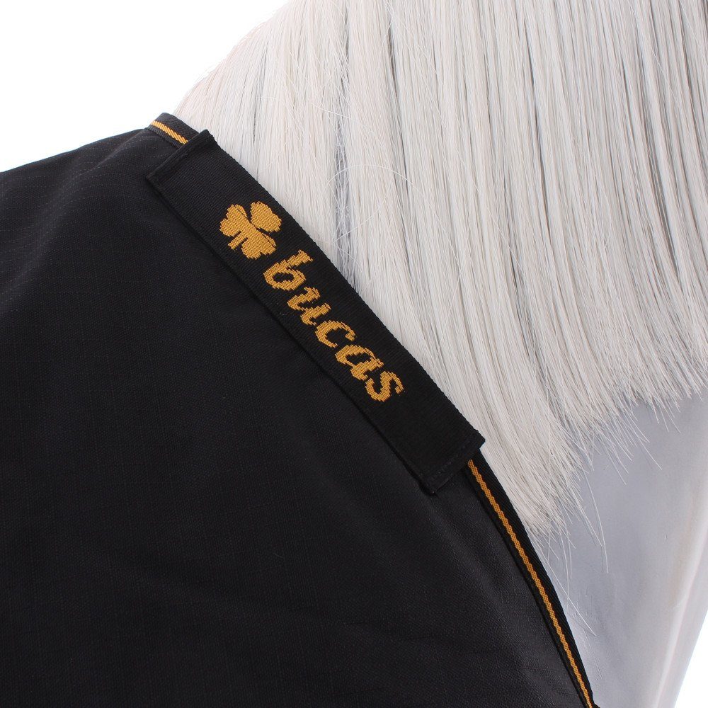 Bucas Pferde-Thermodecke Bucas Medium - Turnout 150g Irish black/gold Classic