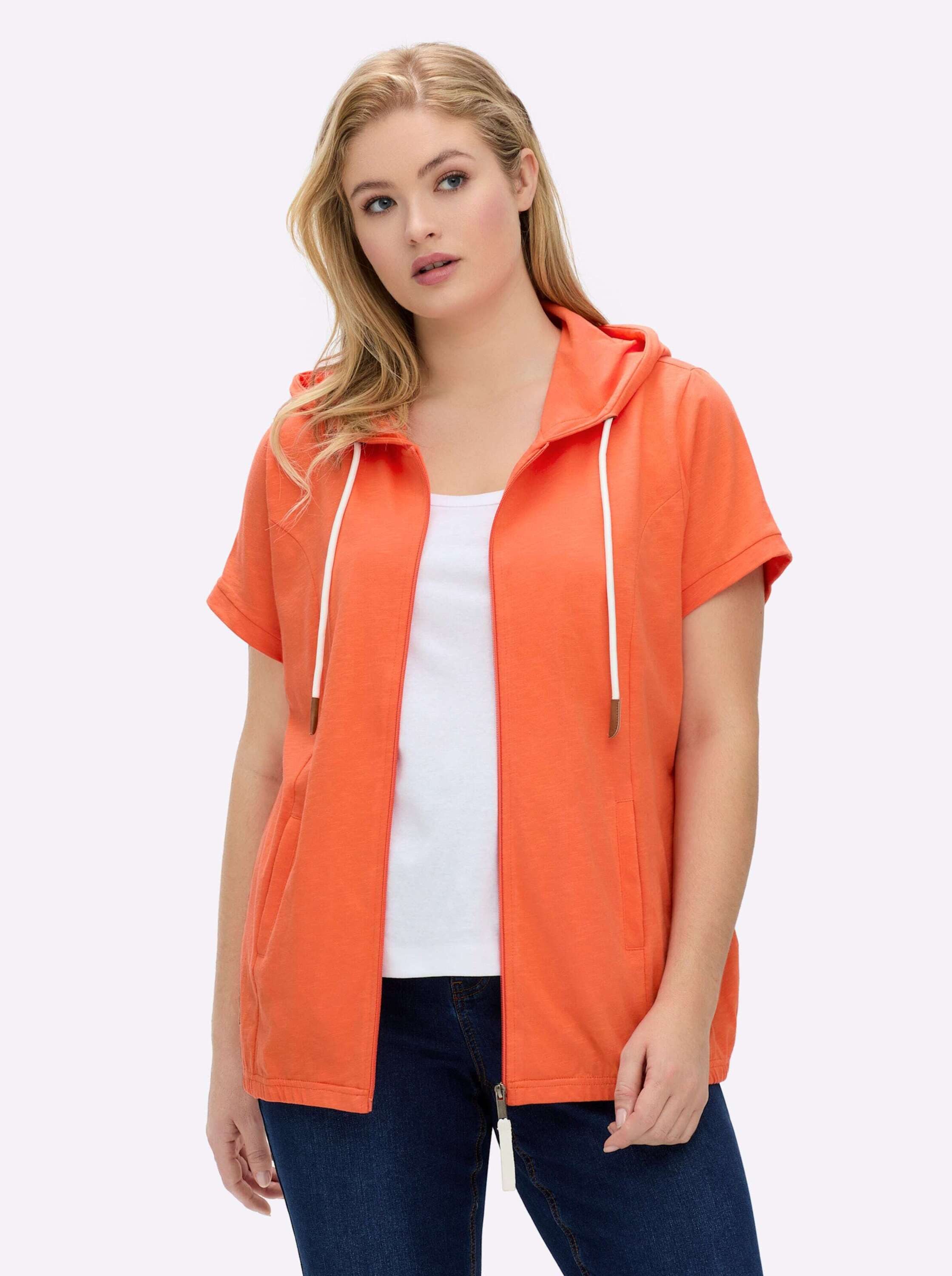 Witt Shirtjacke Sweatjacke Kurzarm