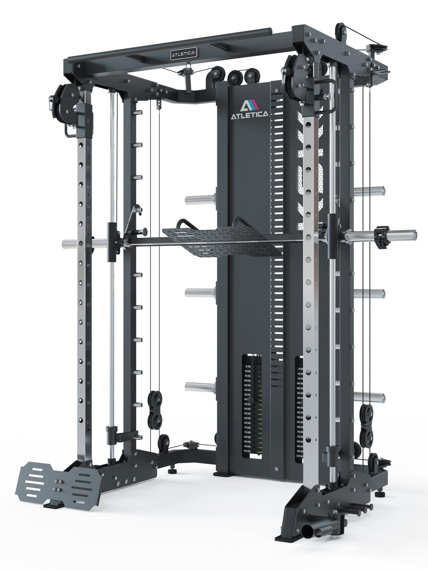 ATLETICA Kraftstation KSK Multipresse, Set MOVE, 2x90kg Weight Stack