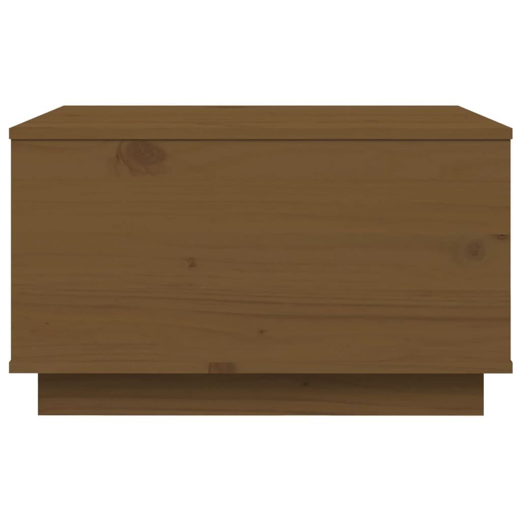 Couchtisch Massivholz | vidaXL Honigbraun Honigbraun 60x50x35 Honigbraun Kiefer (1-St) Couchtisch cm