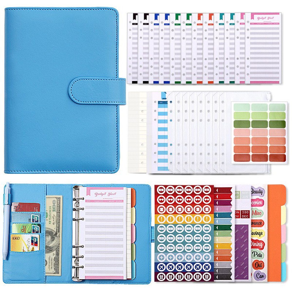 Konferenzmappe Haushaltsbuch Budget Planner A6 Budget Binder