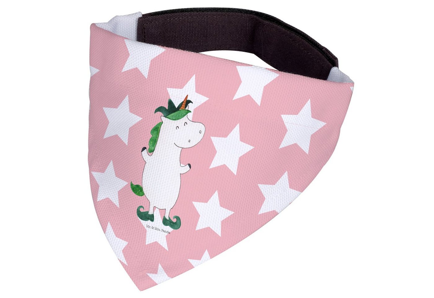Thumbnail - Mr. & Mrs. Panda Hundefliege Einhorn Joker - Rot Pastell - Geschenk, mittelgroße Hunde, Hofnarr, U, Polyester, Kreative ...