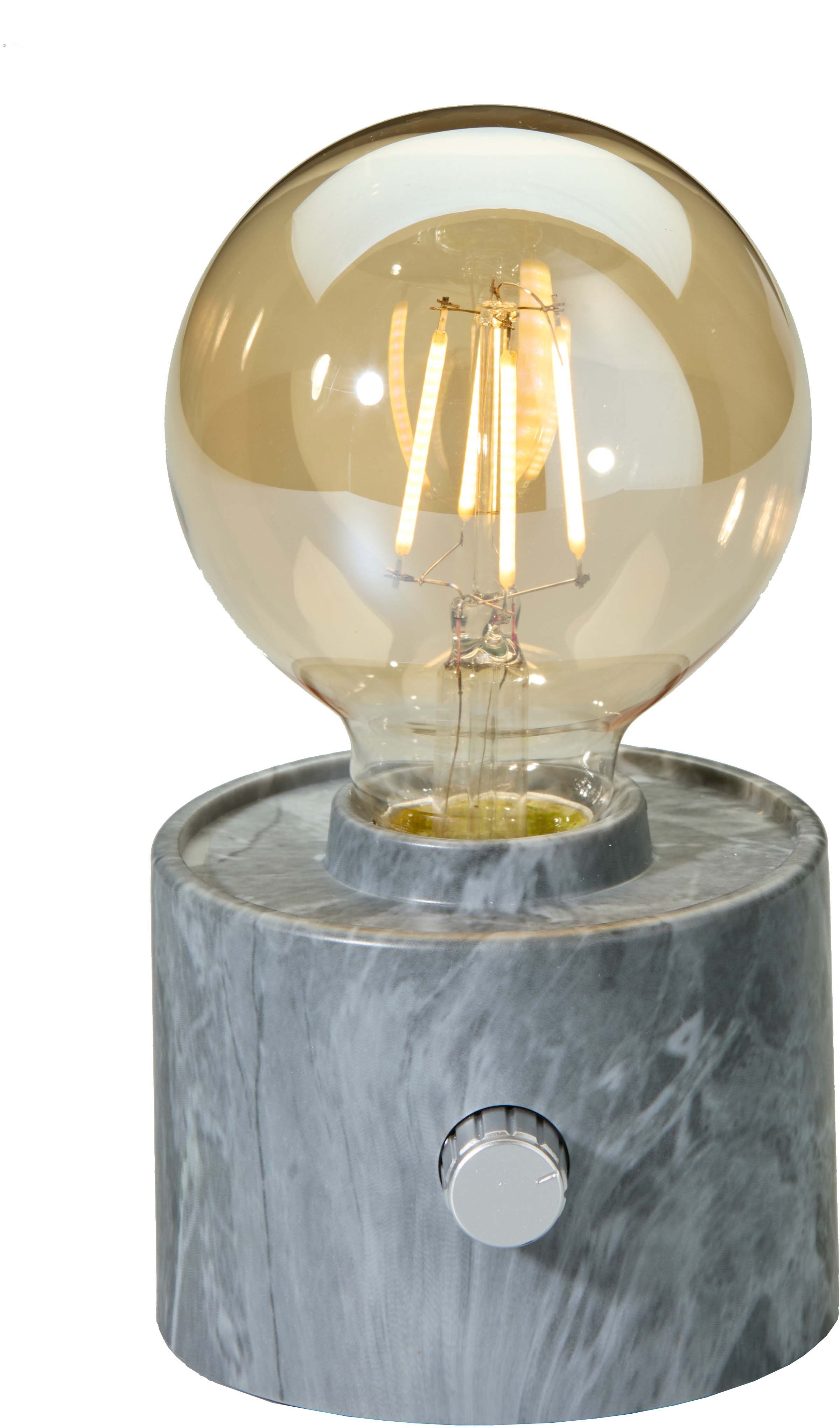 Northpoint LED Nachttischlampe Vintage Akku LED Tischlampe mit USB-C dimmbar