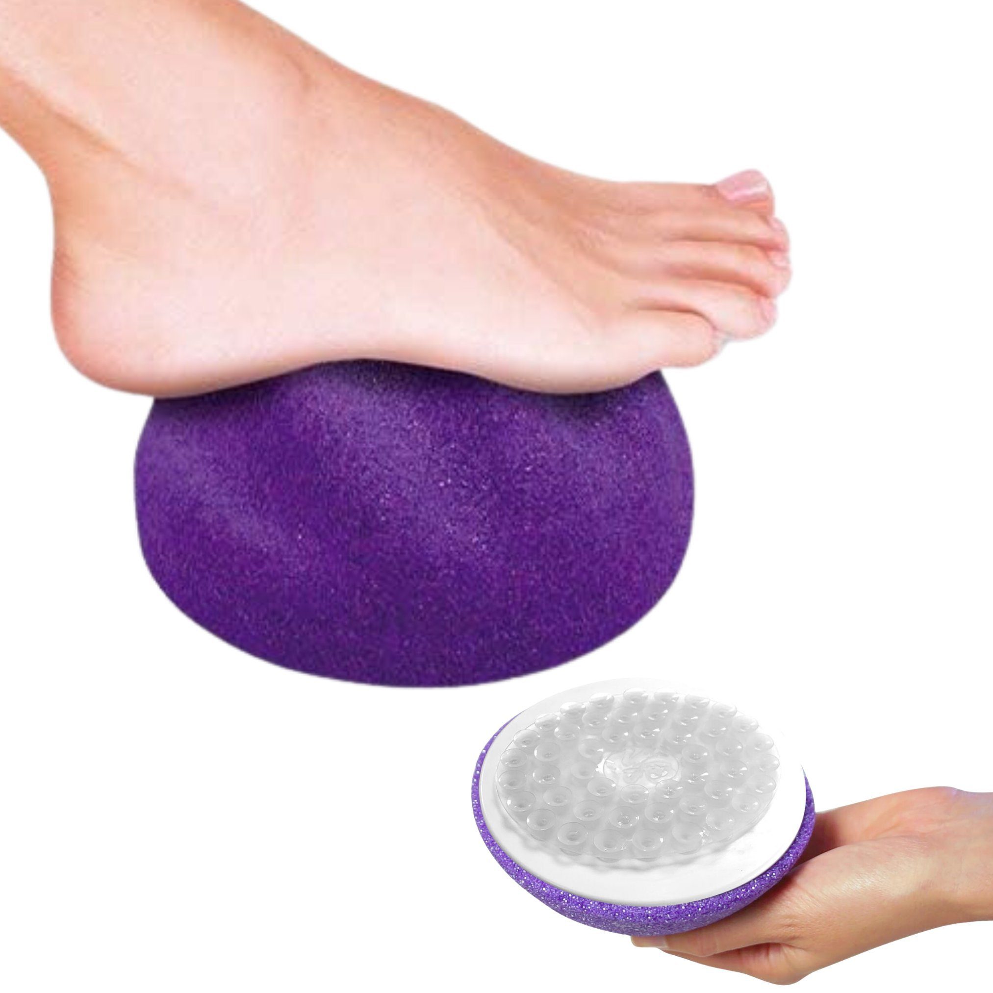 Velform® Bimsstein Foot Pumice, 1-tlg., Fußreiniger & Hornhautentferner für Dusche & Badewanne