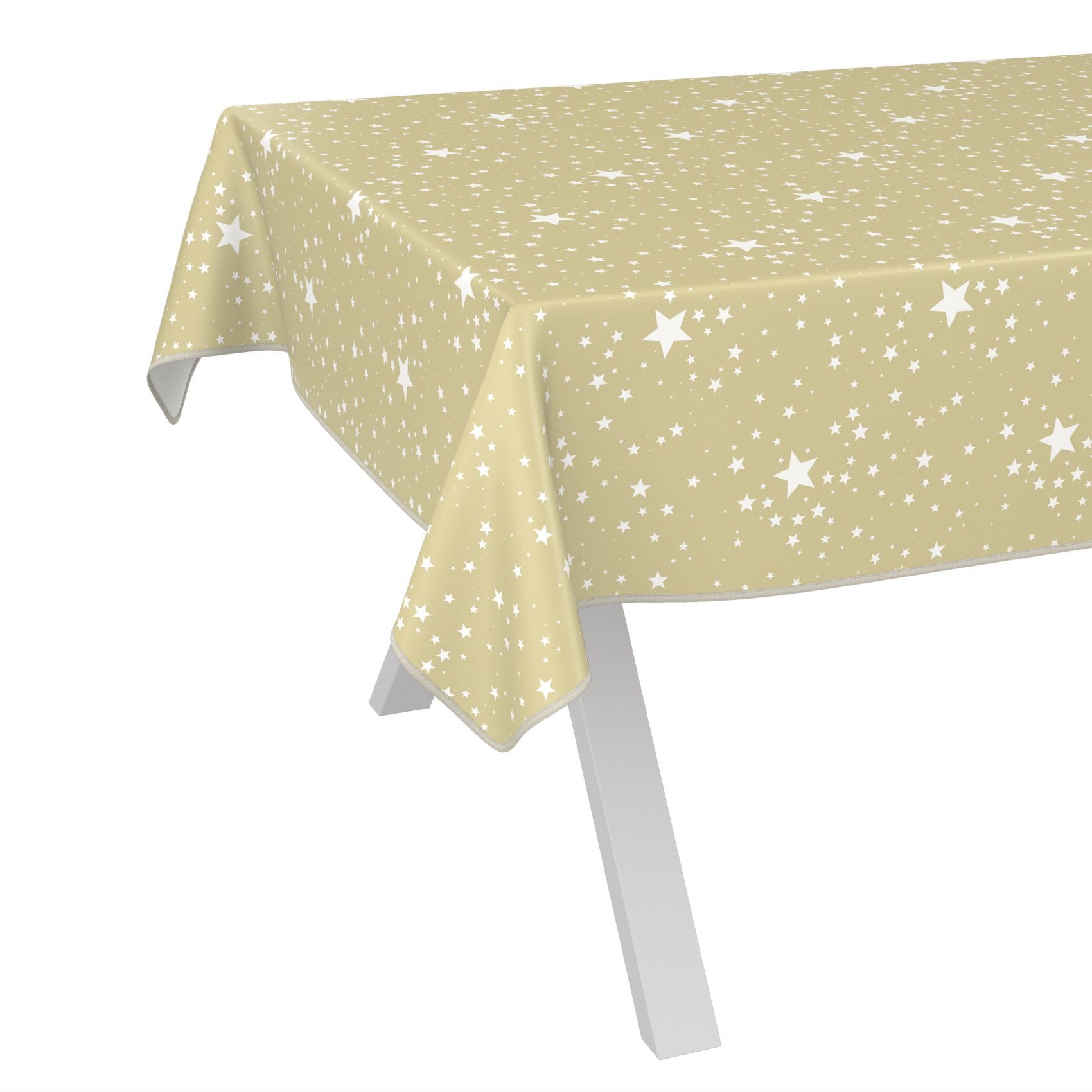 ANRO Tischdecke Wachstuch abwaschbar Sterne Tischwäsche günstig online kaufen