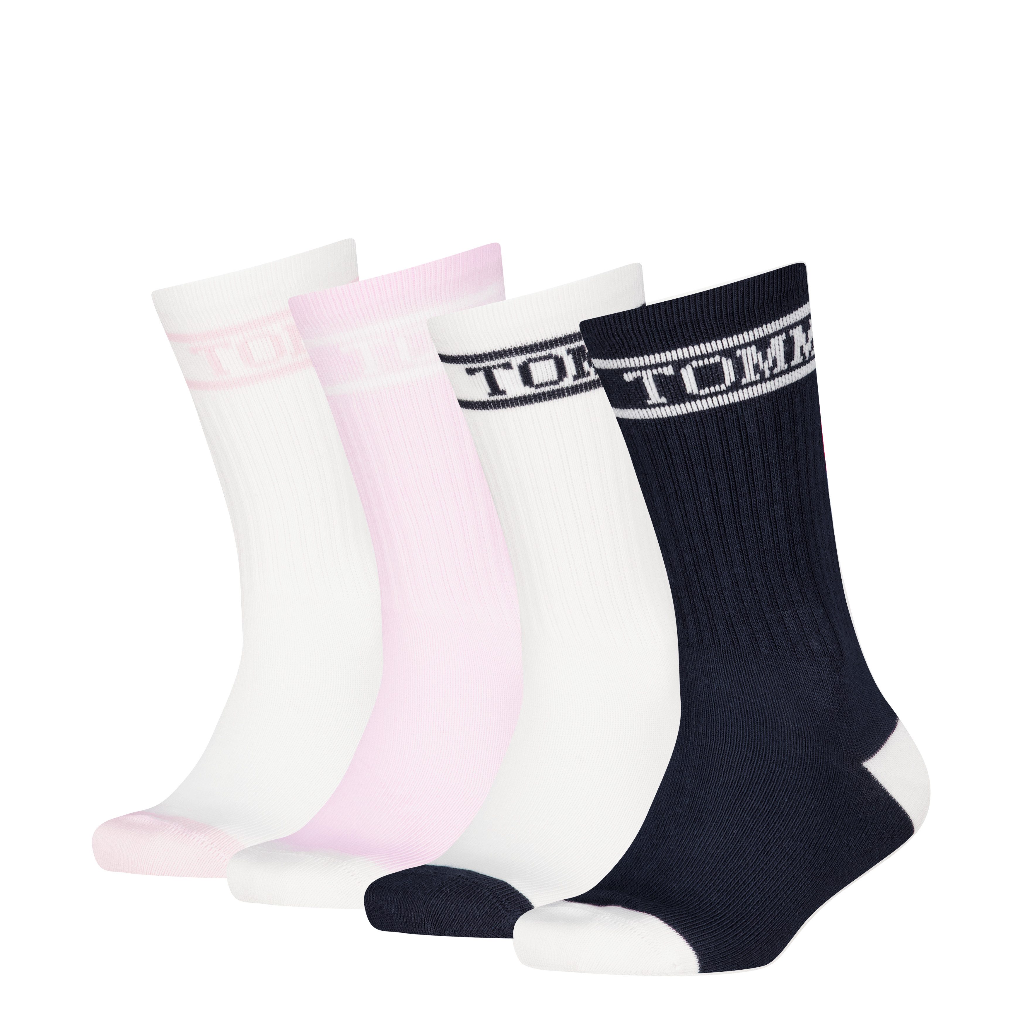 Tommy Hilfiger Socken TH KIDS SOCK 4P SPORT TOMMY ECOM (4 Paar)