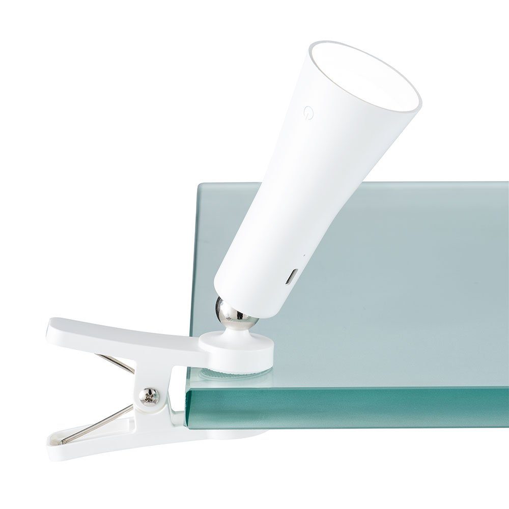 etc-shop Schreibtischlampe, Leuchtmittel Akku dimmbar Wandleuchte Schreibtischlampe Tischleuchte Warmweiß, LED inklusive